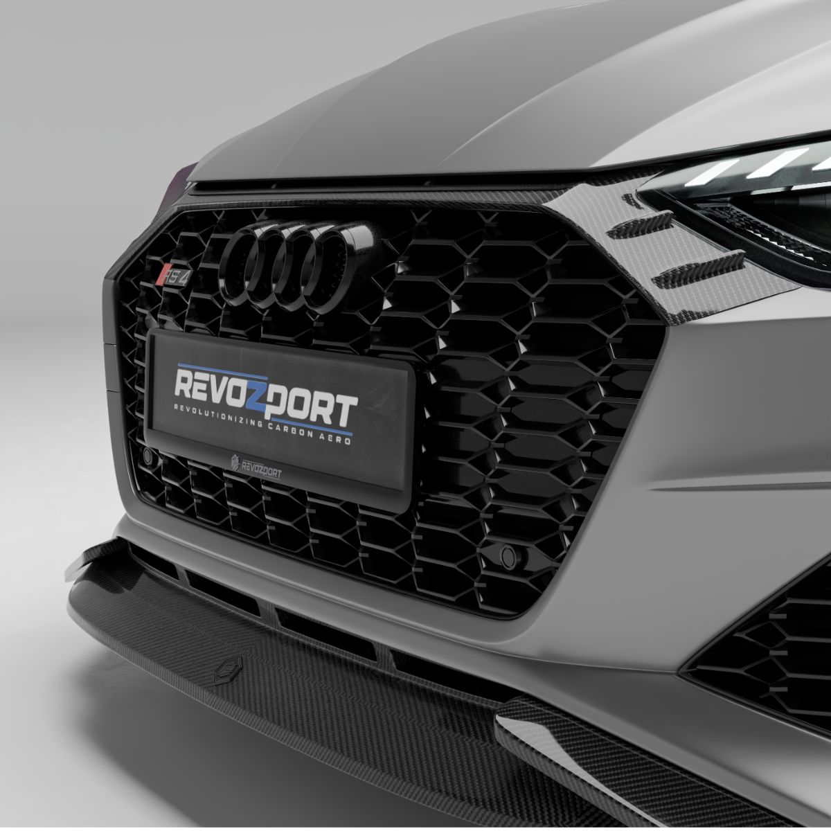 Audi RS4 B9.5 Facelift Carbon Fiber Front Grill