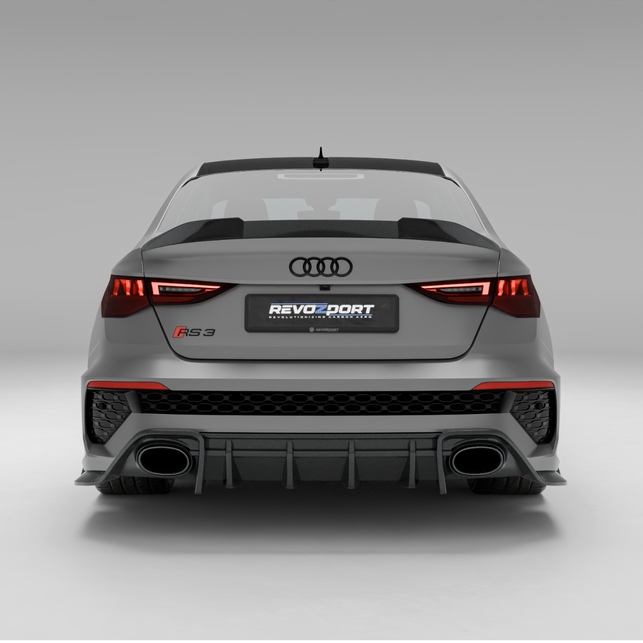 Audi RS3 8Y Limousine Carbon Fiber Spoiler