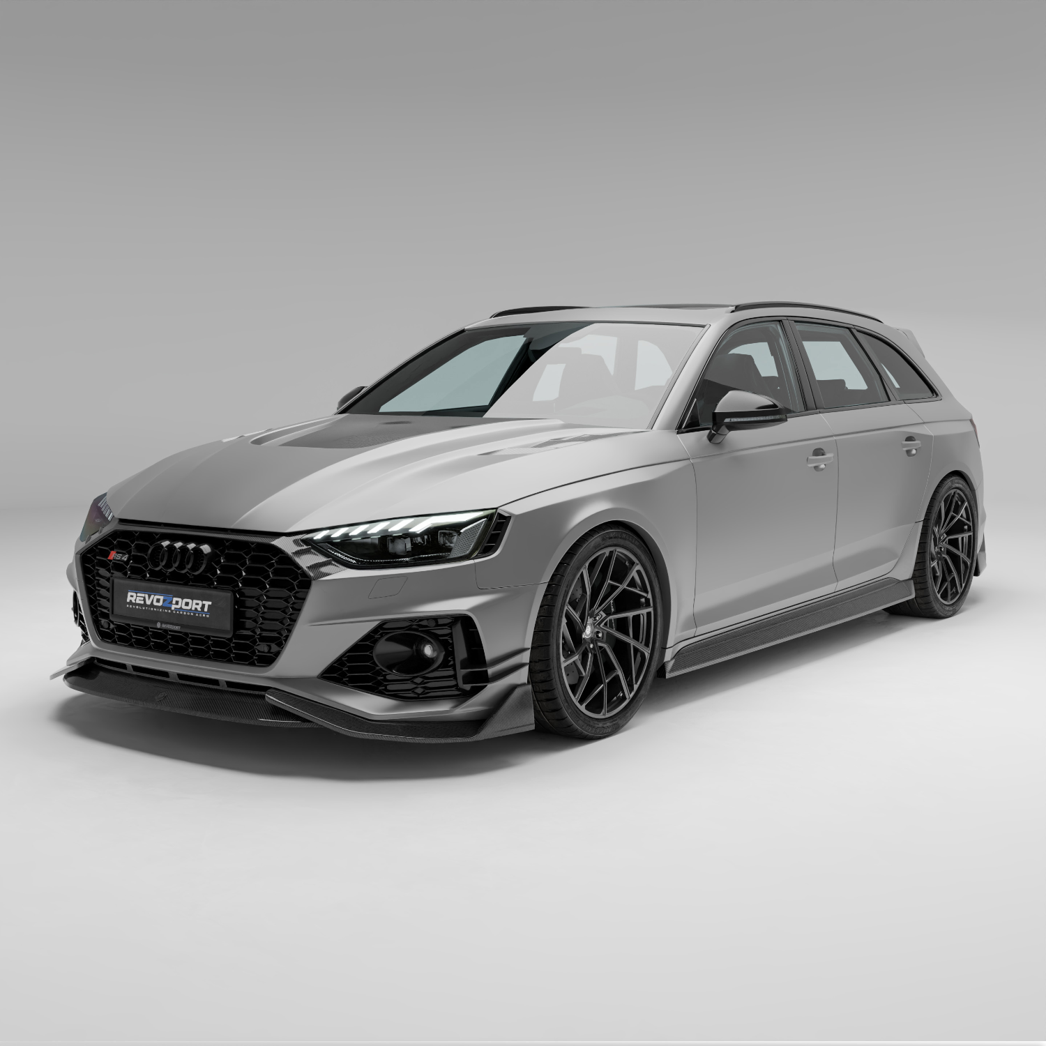 Audi RS4 B9.5 Facelift Carbon Fiber Side Skirts
