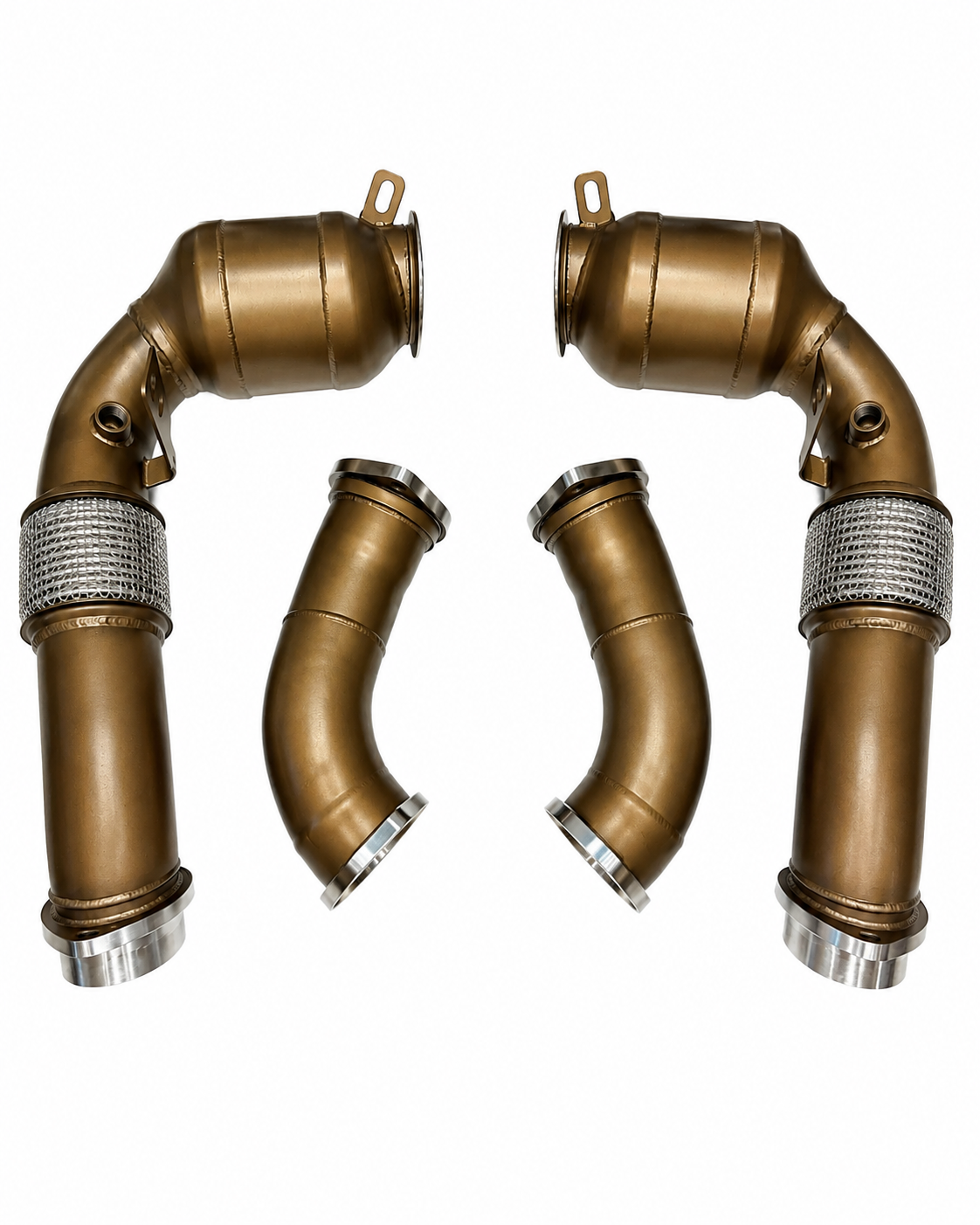 SLN S68 200-Cell Ceramic-Coated Sports Cat Downpipes – BMW G90 M5 & G99 M5 Touring – image 2