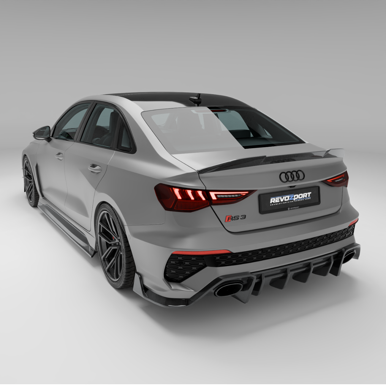 Audi RS3 8Y Limousine Carbon Fiber Spoiler