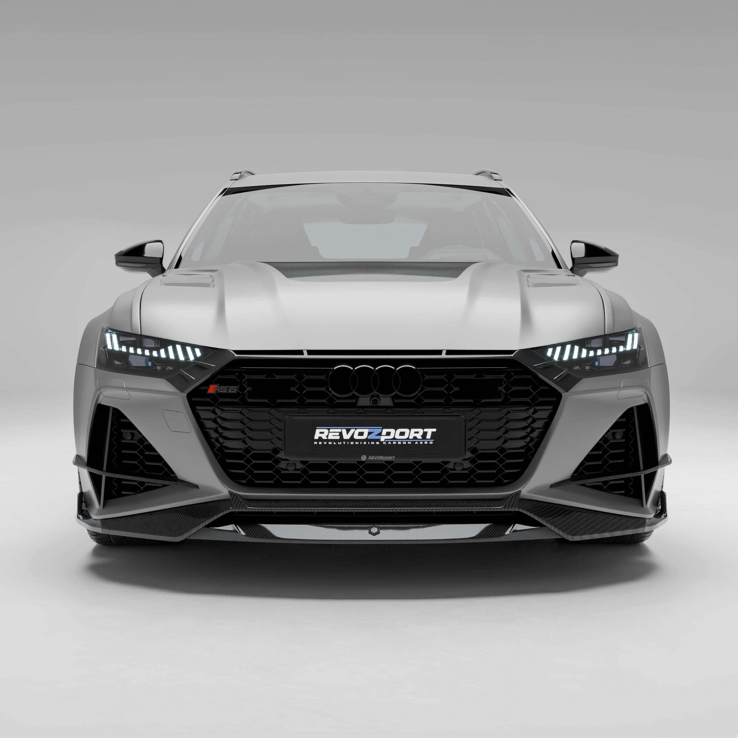Audi RS6 C8 Carbon Fiber Front Grill - Revozport