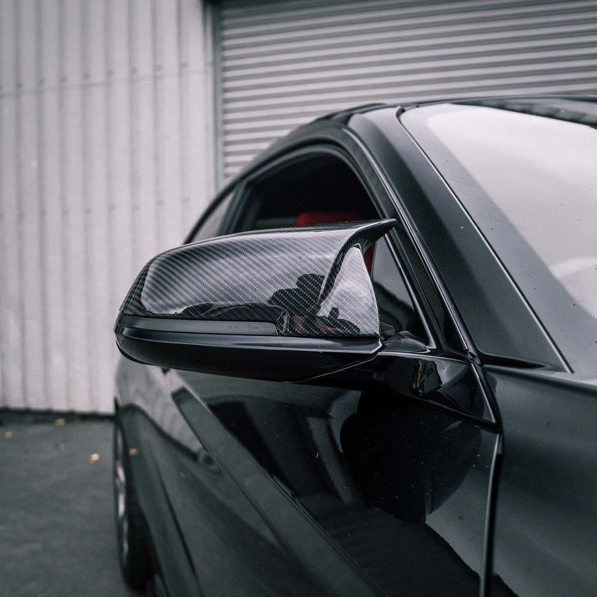 BMW F Series M-Lite Pre Preg Gloss Carbon Fibre M-Style Wing Mirror Replacement Covers