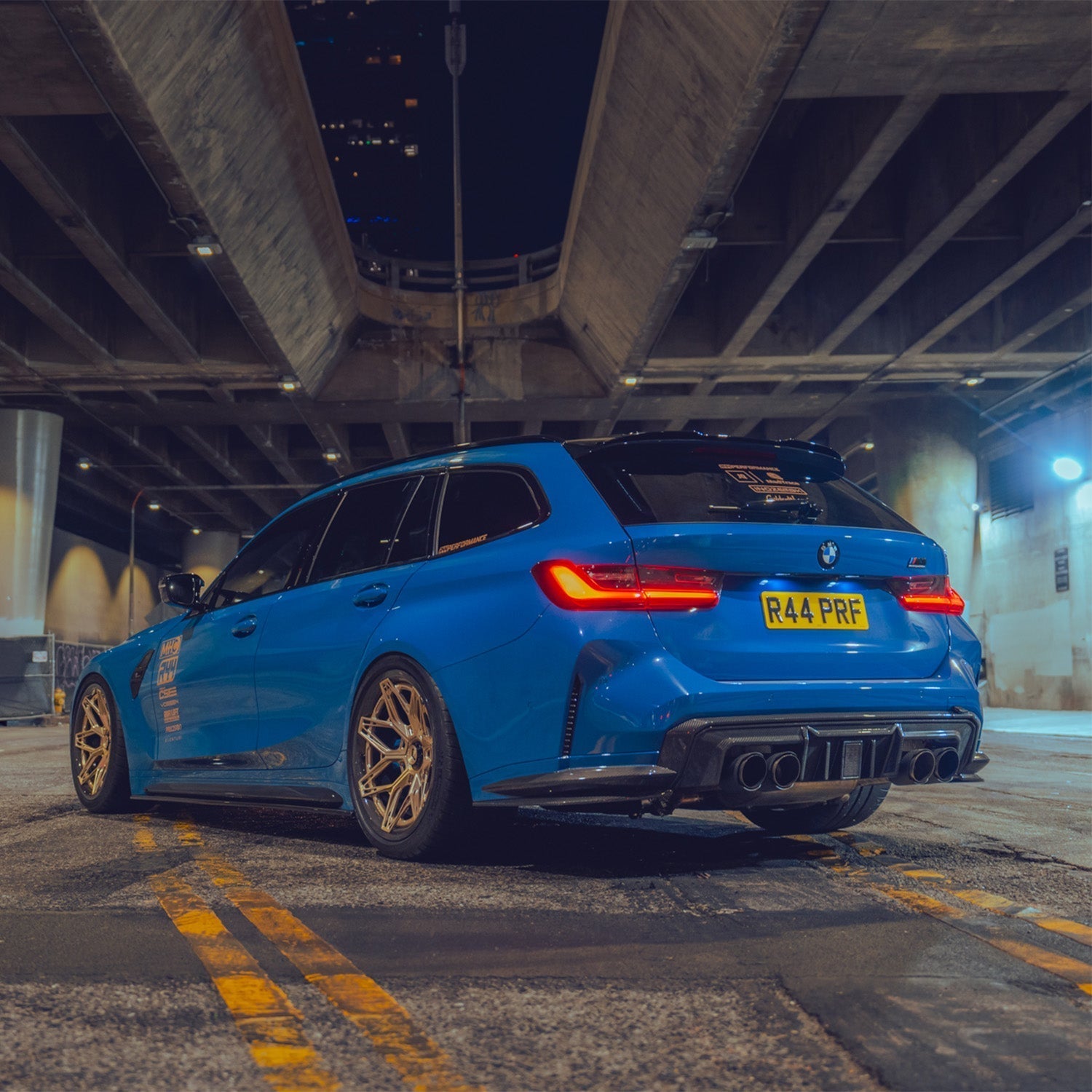 BMW G80/G81 M3 & G82/G83 M4 DF1 Pre Preg Carbon Fibre LED Rear Diffuser