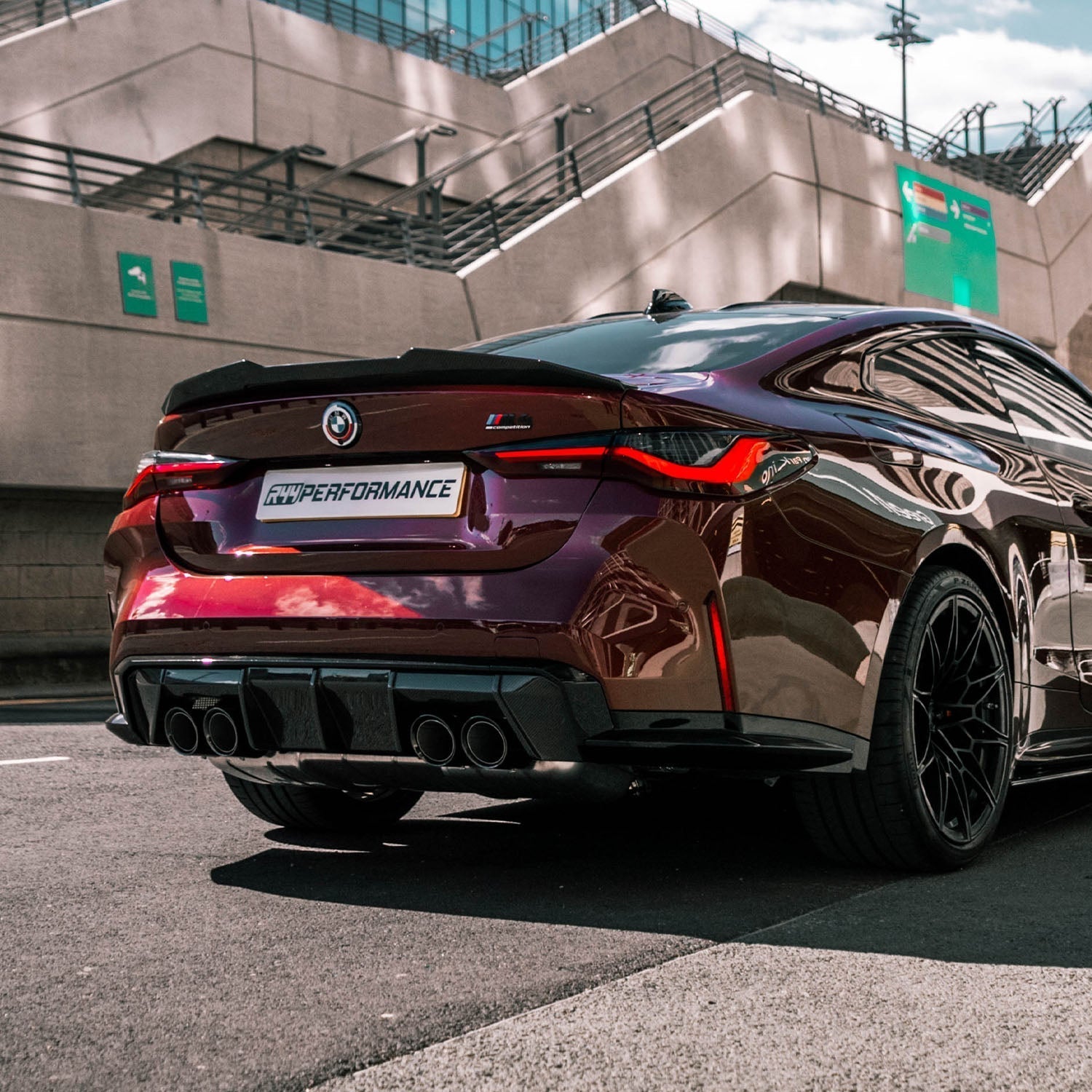 BMW G82 M4 Coupe Pre Preg Carbon Fibre Ducktail Style Rear Spoiler