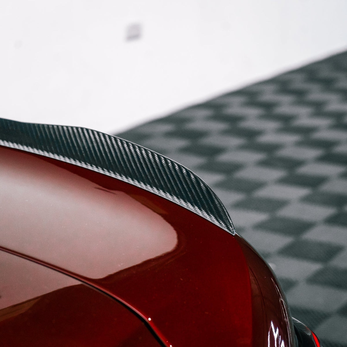 BMW G83 M4 & G23 4 Series Cabriolet Pre Preg Carbon Fibre V Style Rear Spoiler