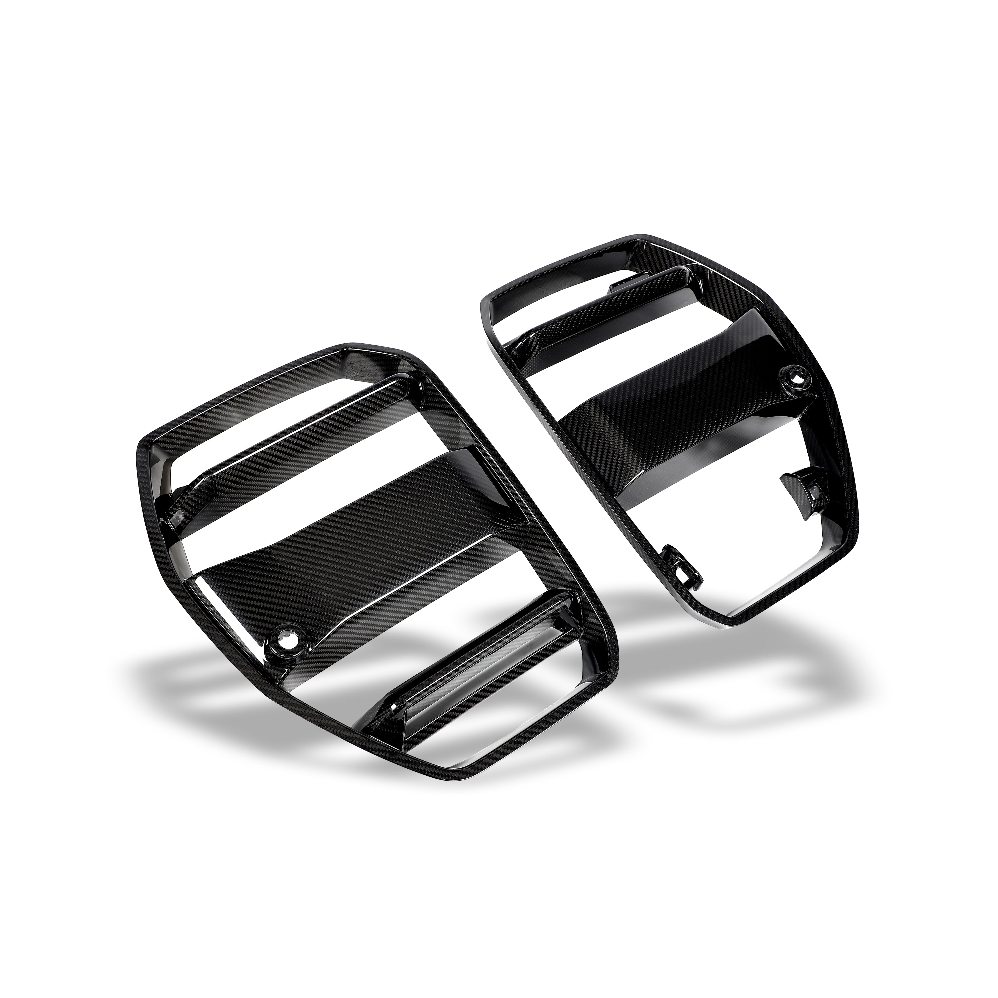 BMW M4 G82 Carbon Fiber Front Grill(with ACC) - Revozport