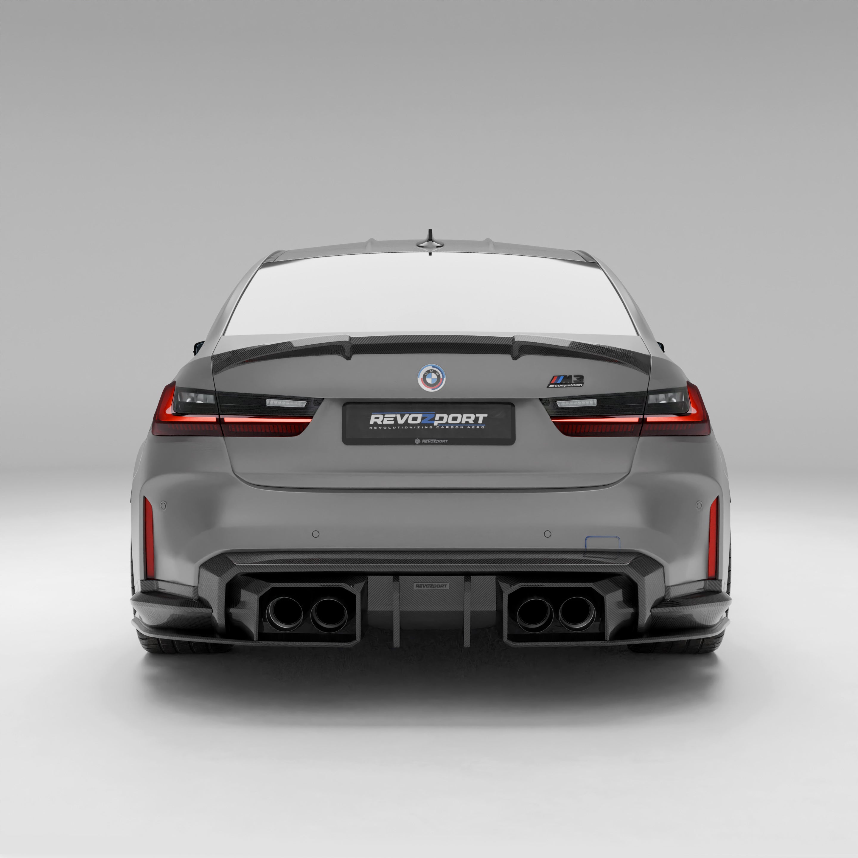 BMW M3 G80 Carbon Fiber Rear Diffuser - Revozport