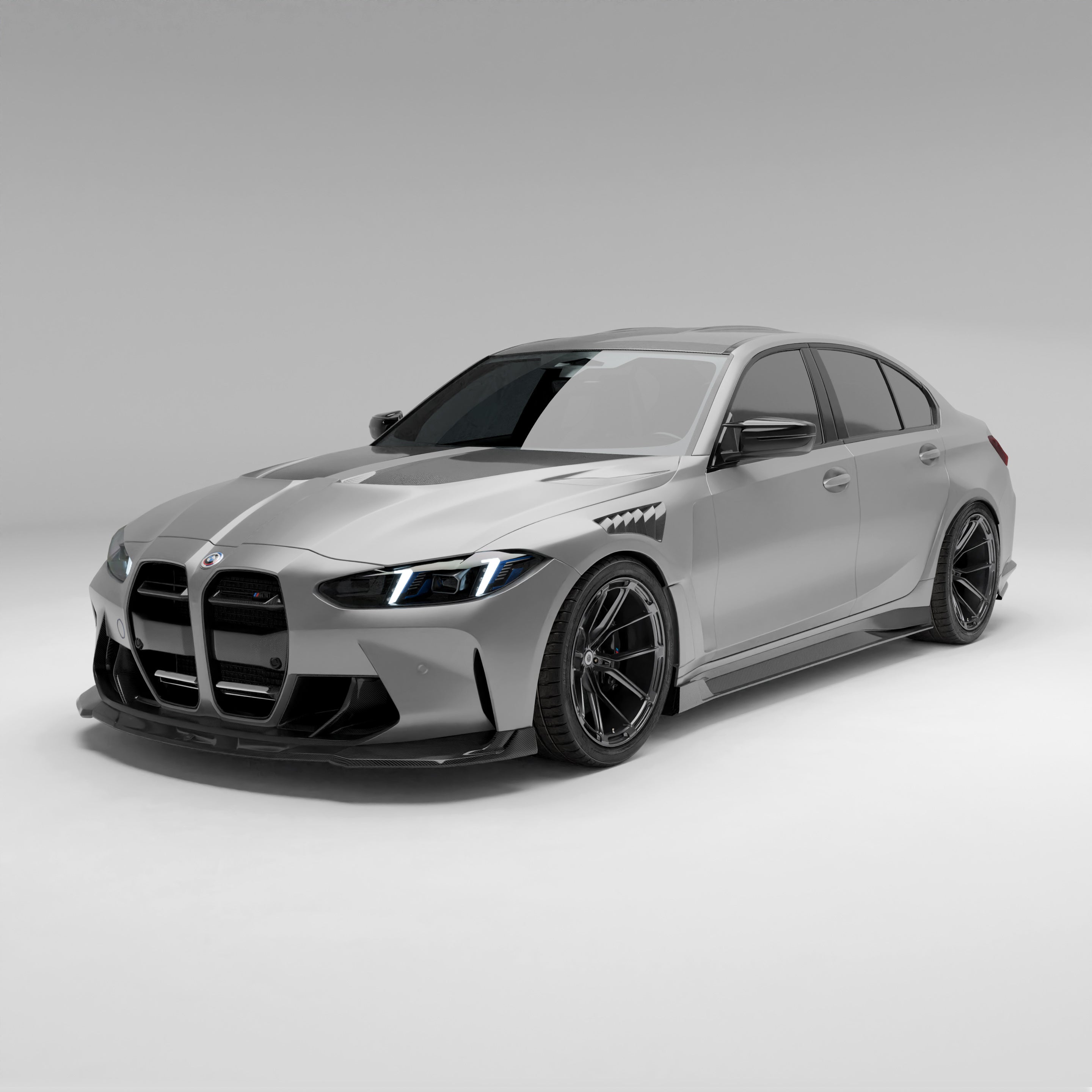 BMW M3 G80 Carbon Fiber Side Fenders - Revozport