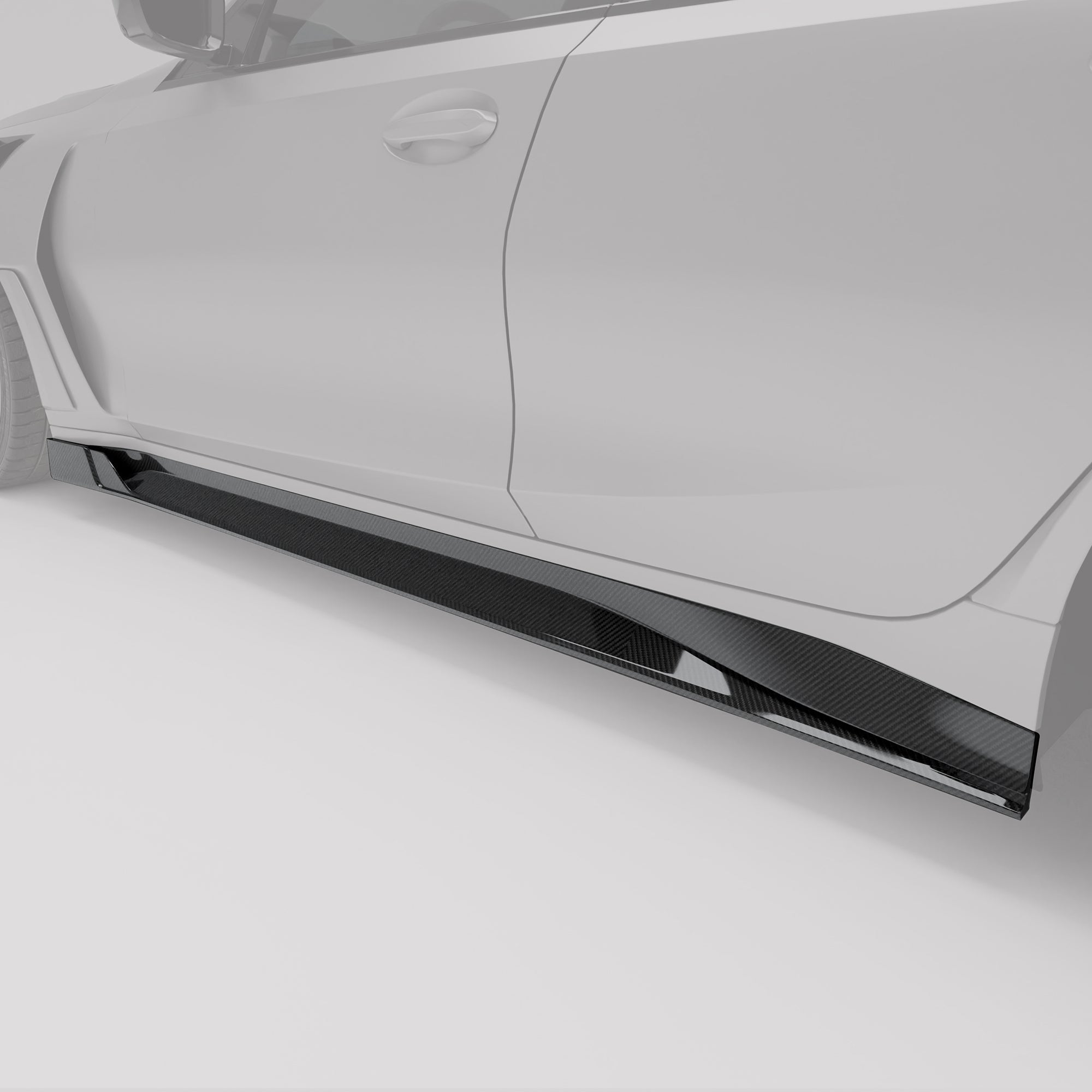 BMW M3 G80 Carbon Fiber Side Skirts - Revozport