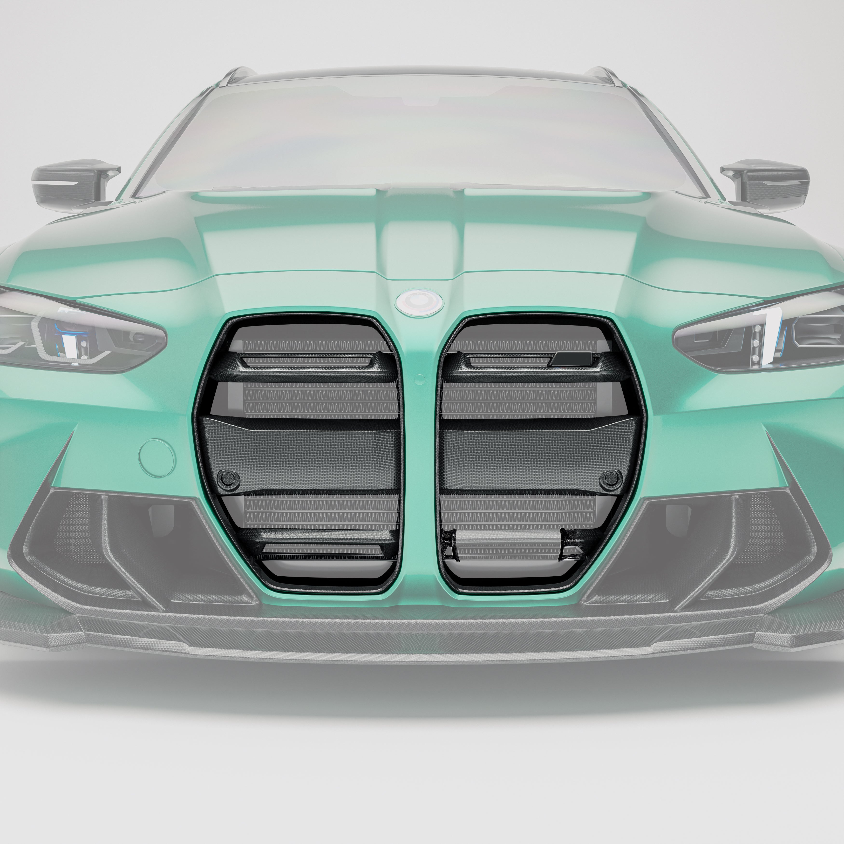 BMW M3 G81 Carbon Fiber Front Grill ( with ACC) - Revozport