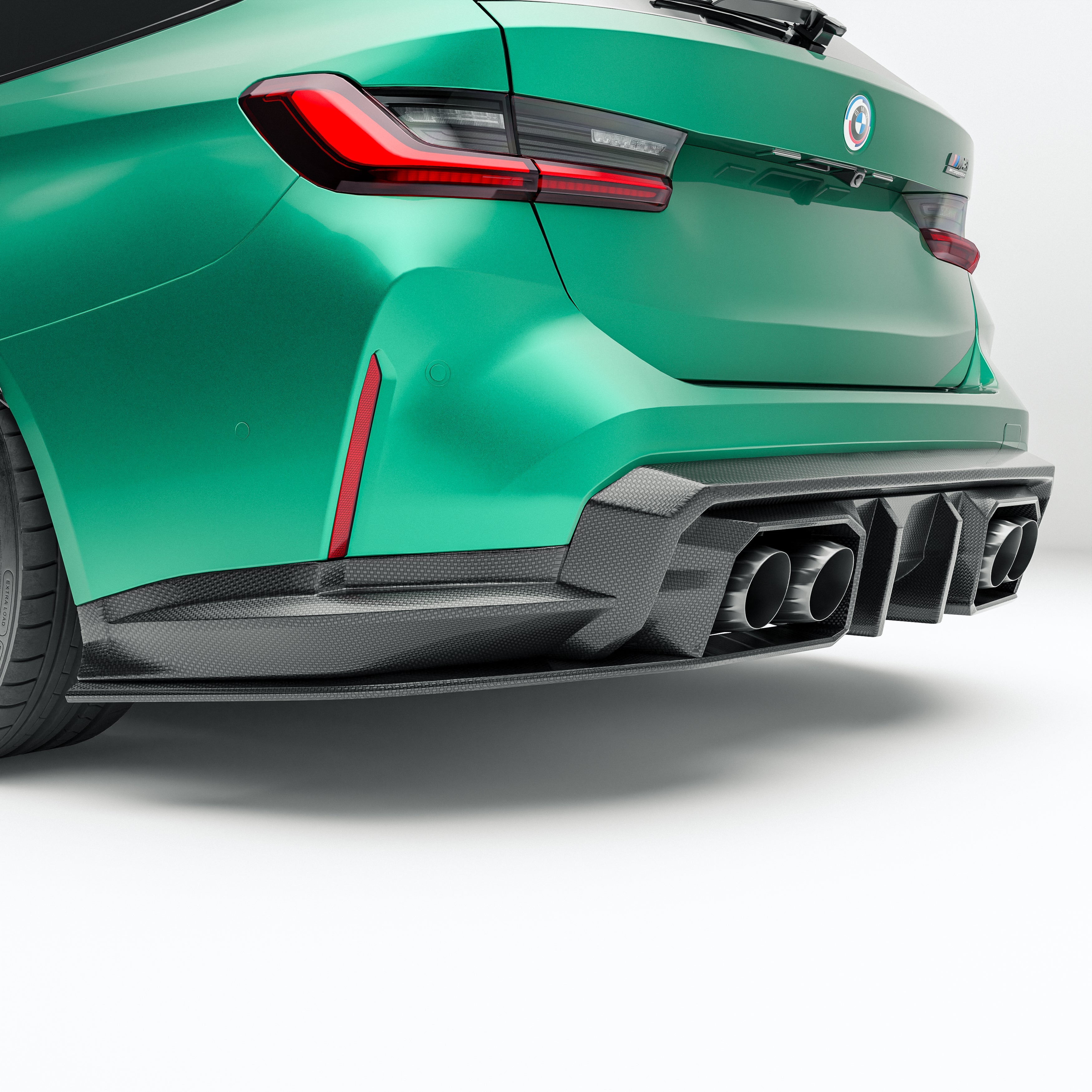 BMW M3 G81 Carbon Fiber Rear Diffuser - Revozport