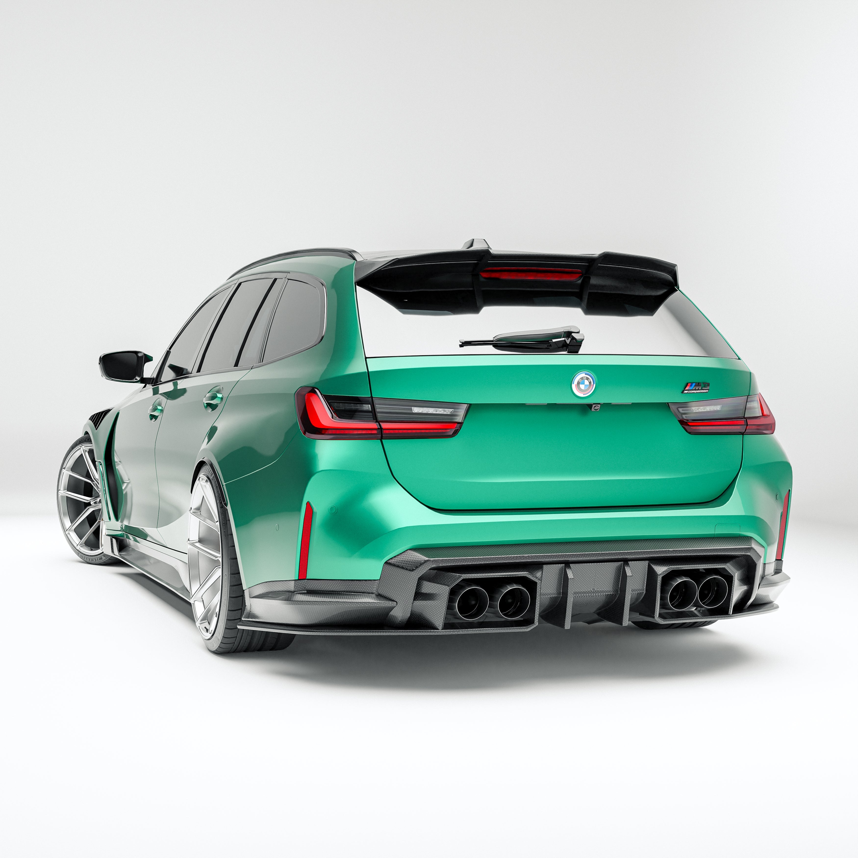 BMW M3 G81 Carbon Fiber Rear Diffuser - Revozport
