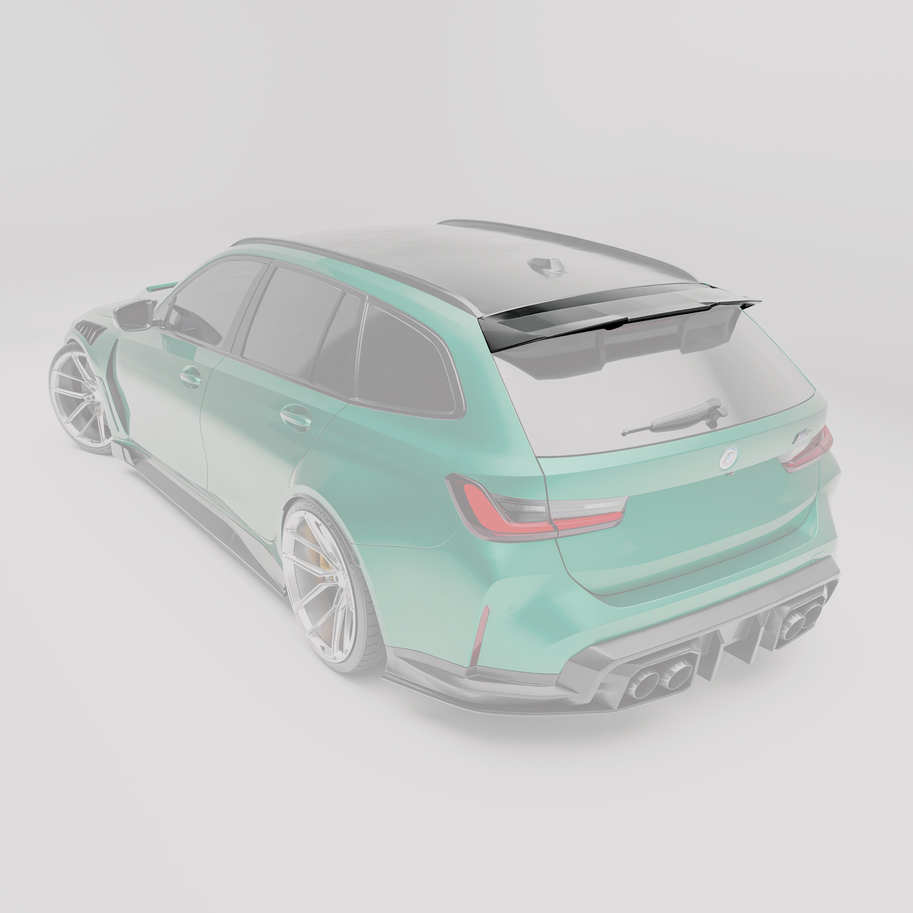 BMW M3 G81 Carbon Fiber Roof Spoiler - Revozport