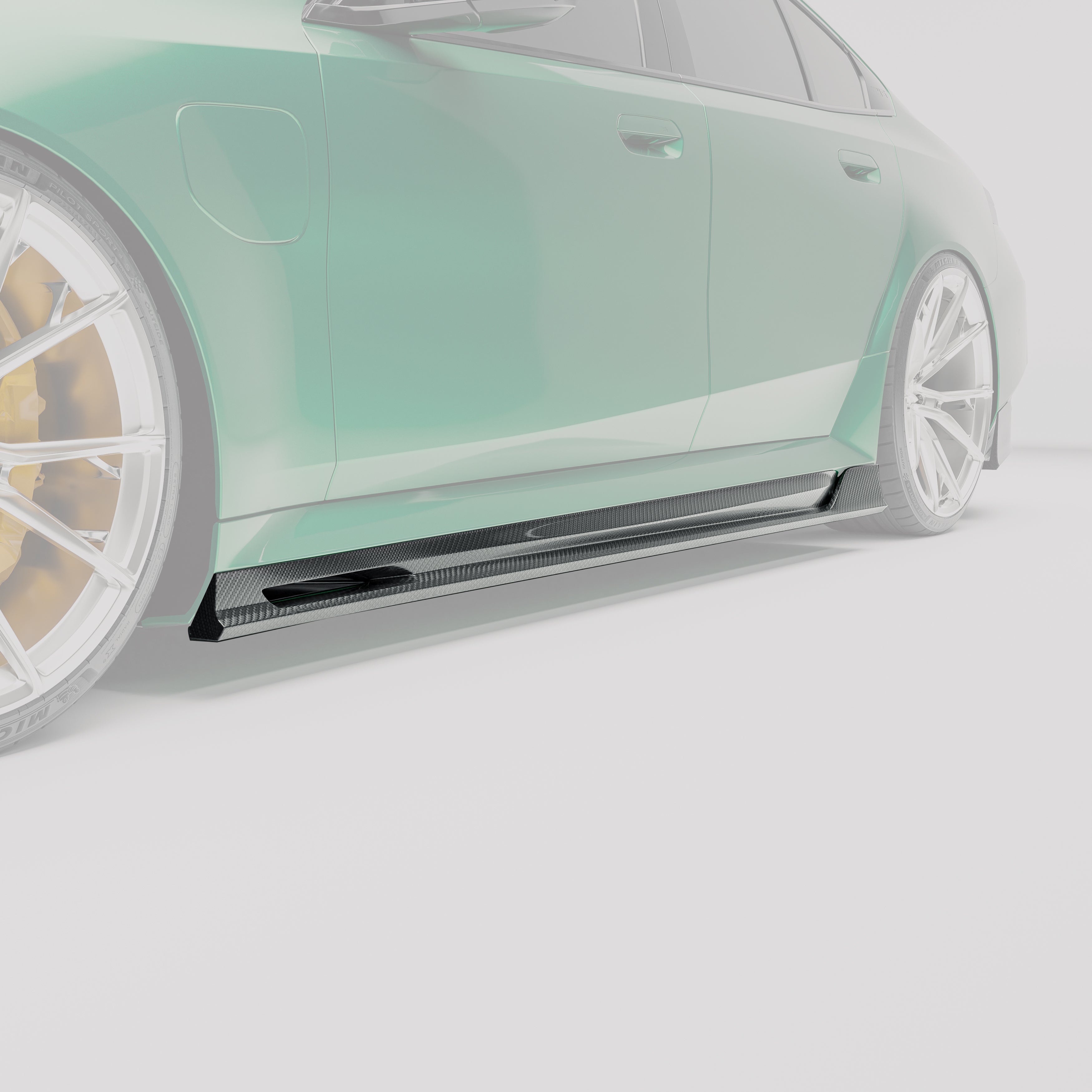 BMW M3 G81 Carbon Fiber Side Skirts - Revozport