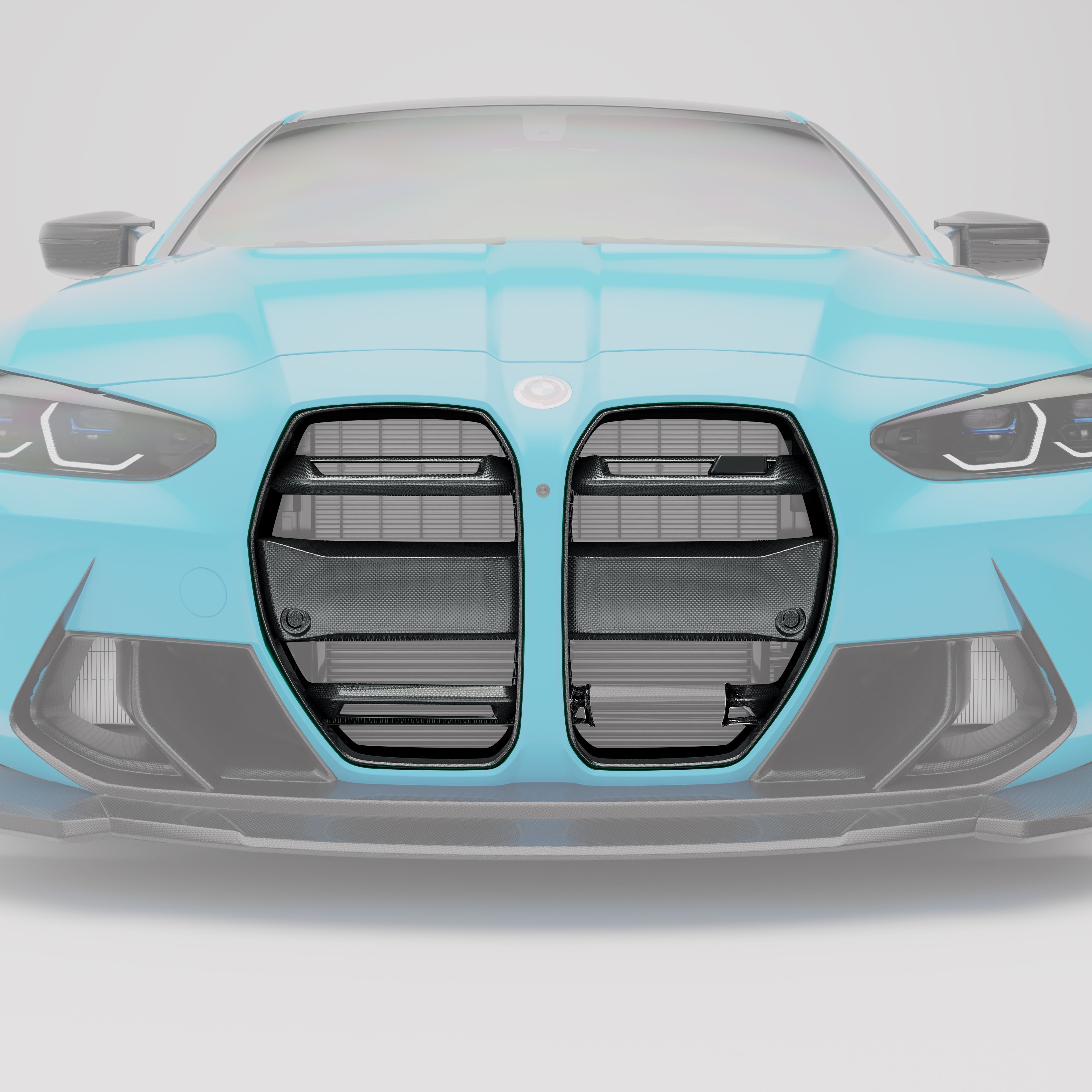 BMW M4 G82 Carbon Fiber Front Grill(with ACC) - Revozport