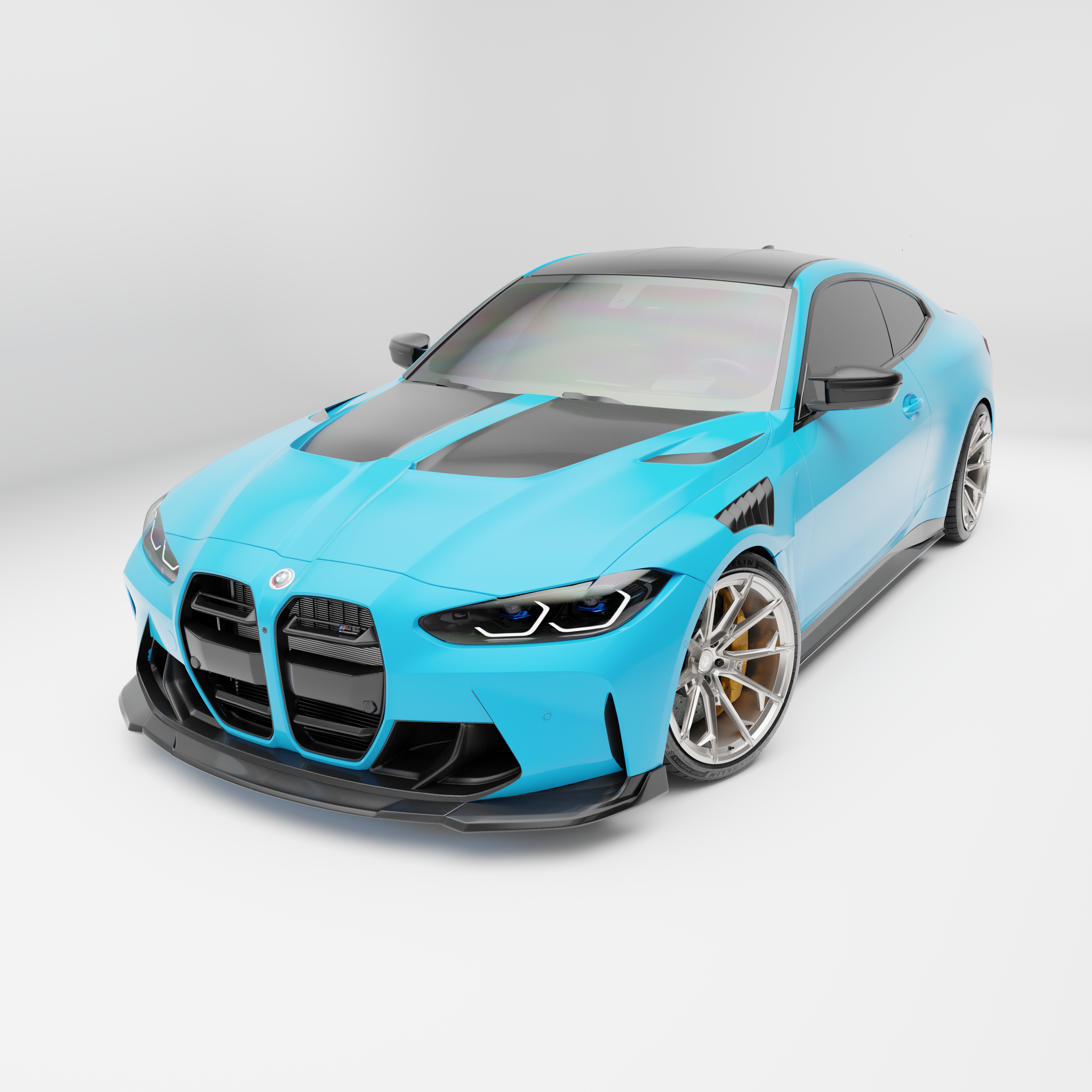 BMW M4 G82 Carbon Fiber Front Lip - Revozport