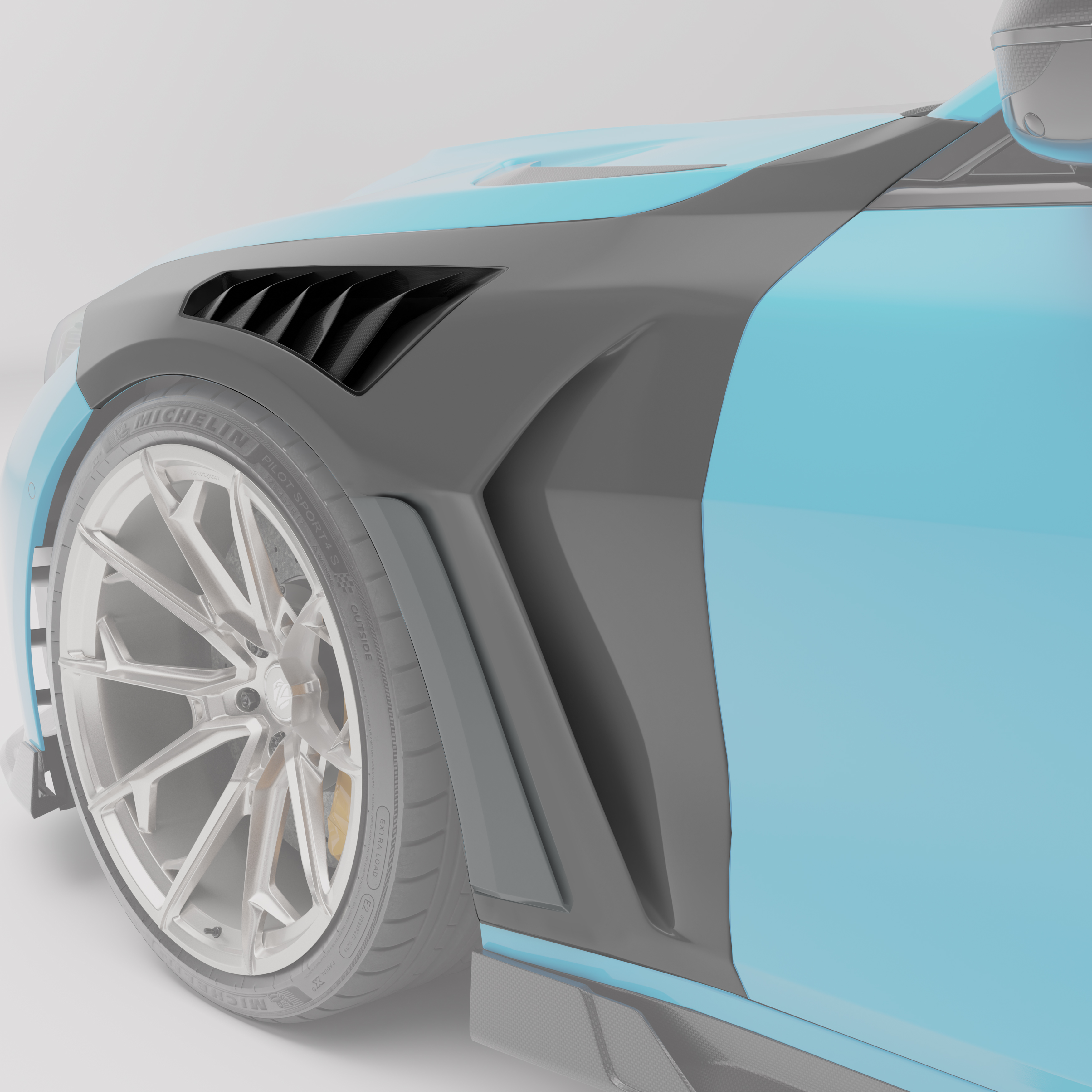 BMW M4 G82 Carbon Fiber Side Fenders - Revozport