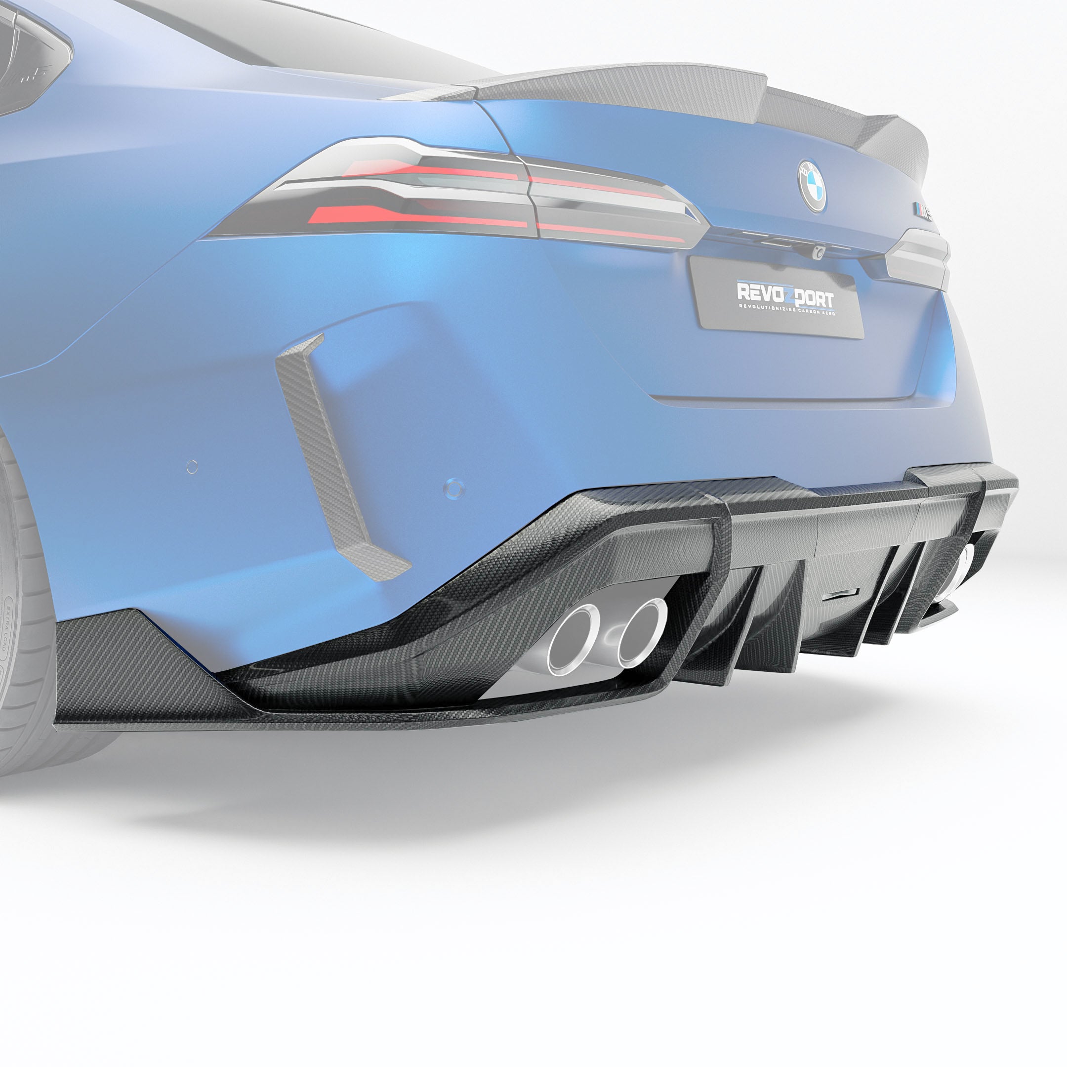 BMW M5 G90 Carbon Fiber Rear Diffuser - Revozport