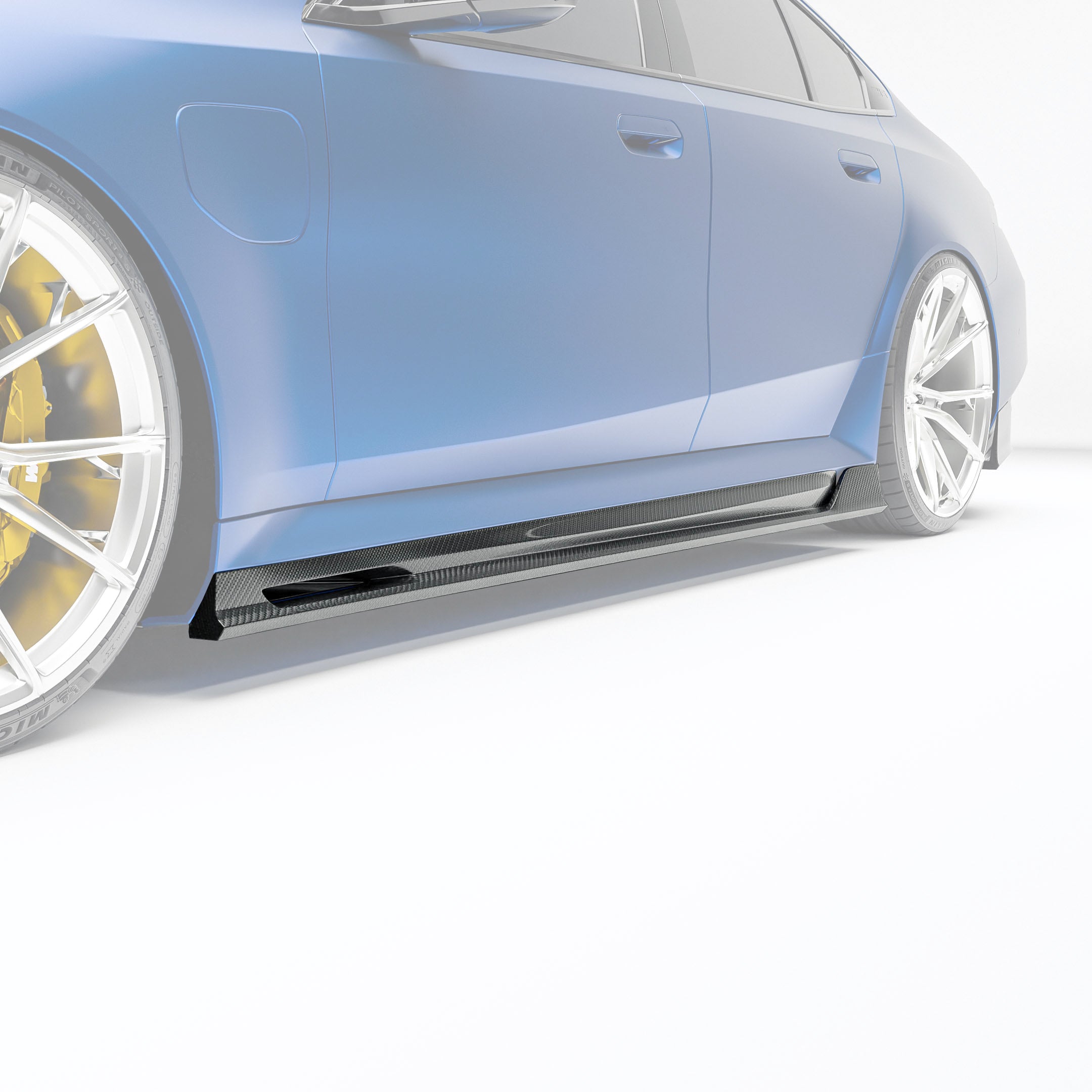 BMW M5 G90 Carbon Fiber Side Skirts - Revozport