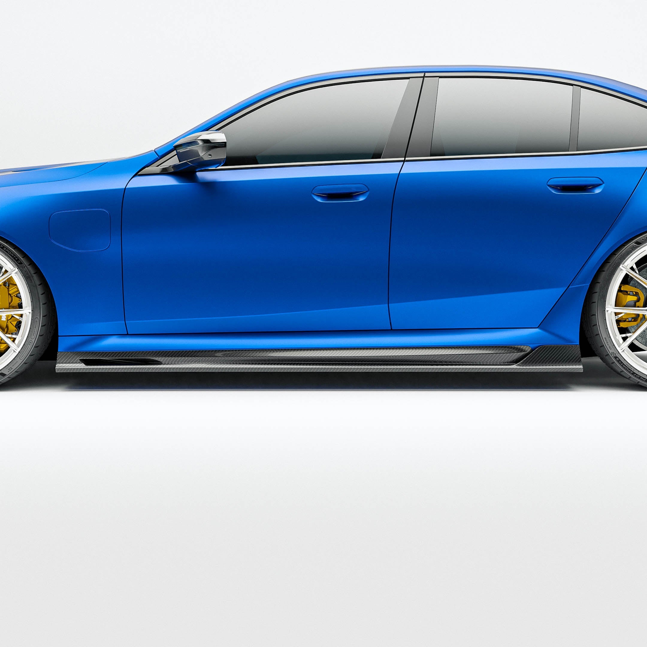 BMW M5 G90 Carbon Fiber Side Skirts - Revozport