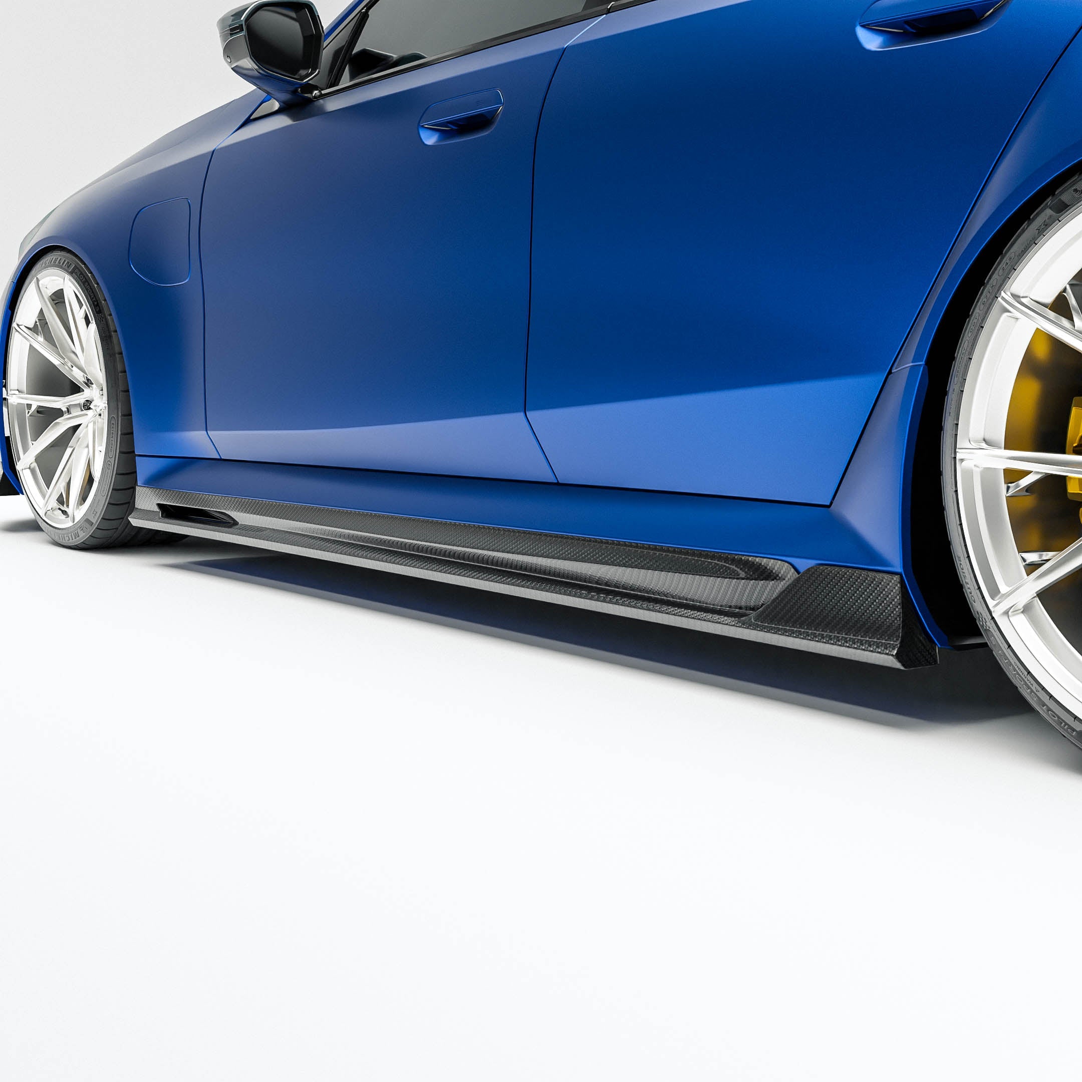 BMW M5 G90 Carbon Fiber Side Skirts - Revozport