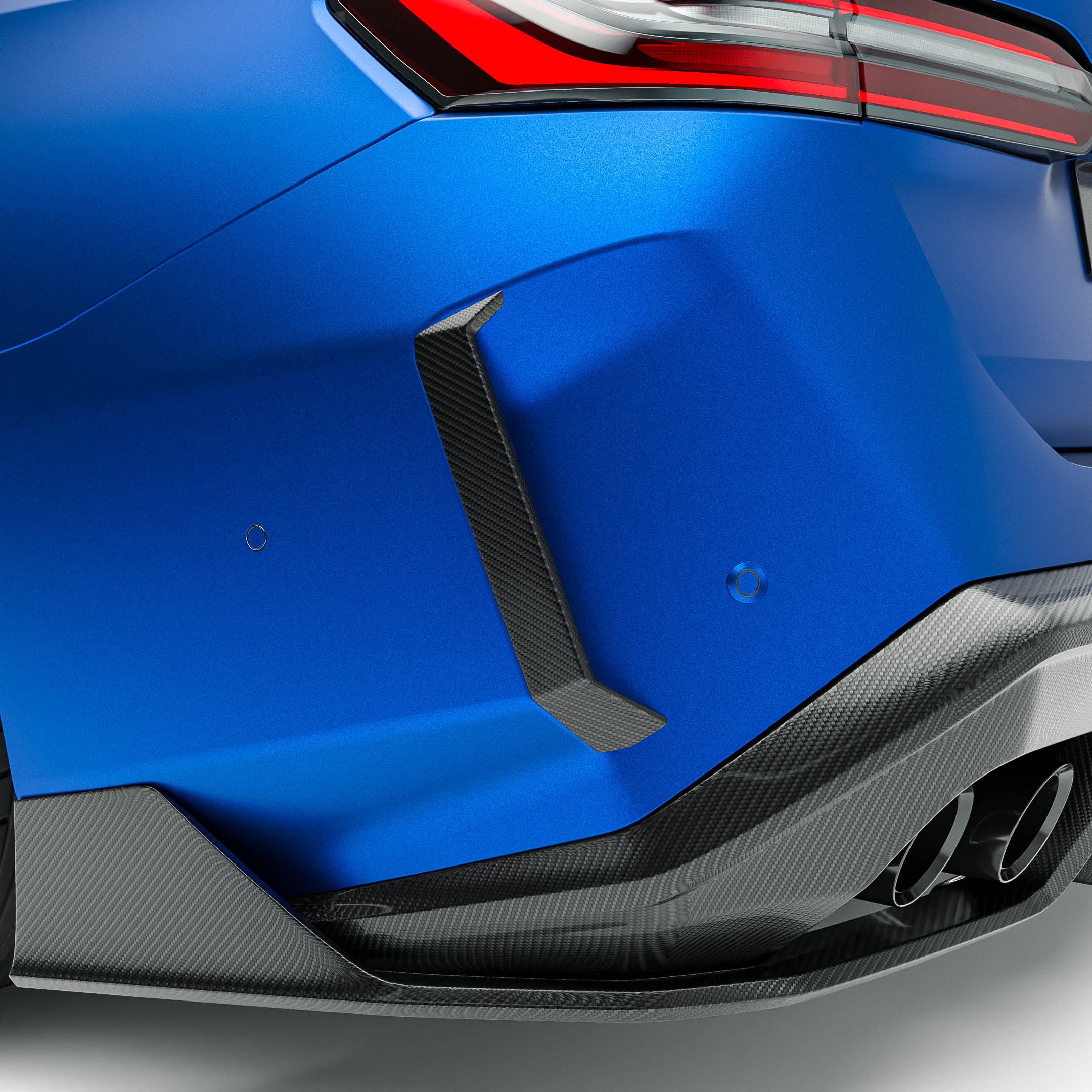 BMW M5 G99 Carbon Fiber Rear Canards - Revozport