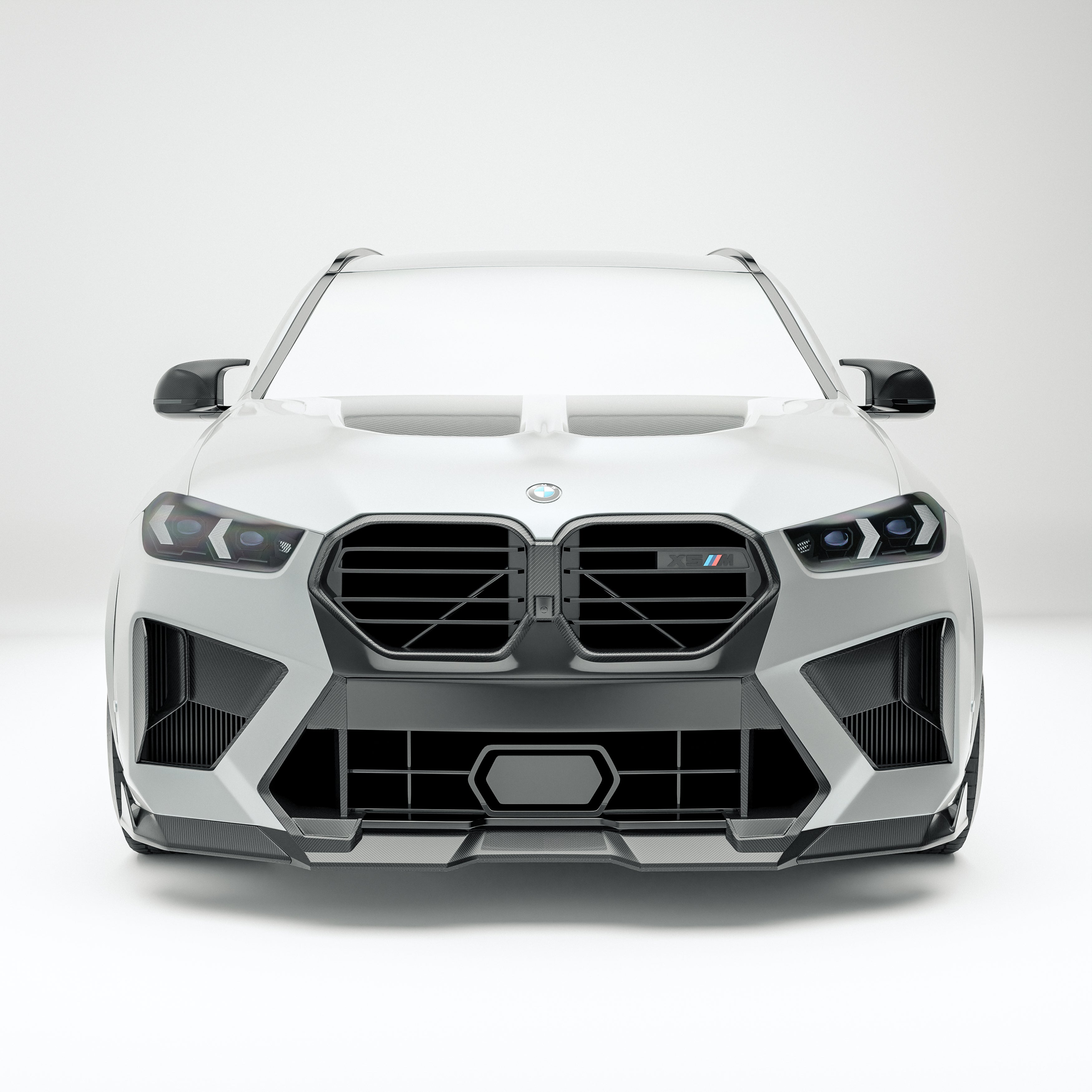 BMW X5M F95 LCI Carbon Fiber Front Vents - Revozport