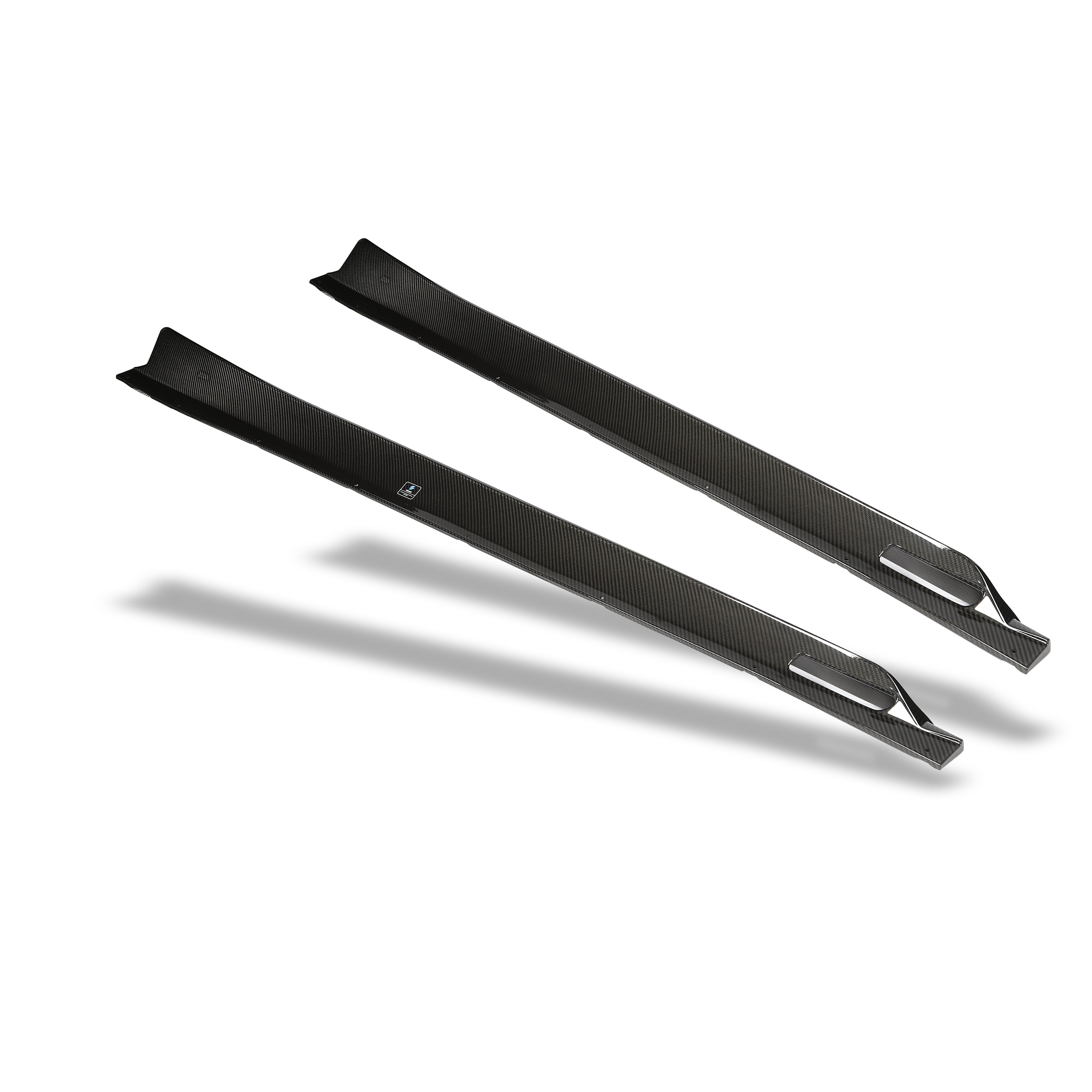 BMW X5M F95 LCI Carbon Fiber Side Skirts - Revozport