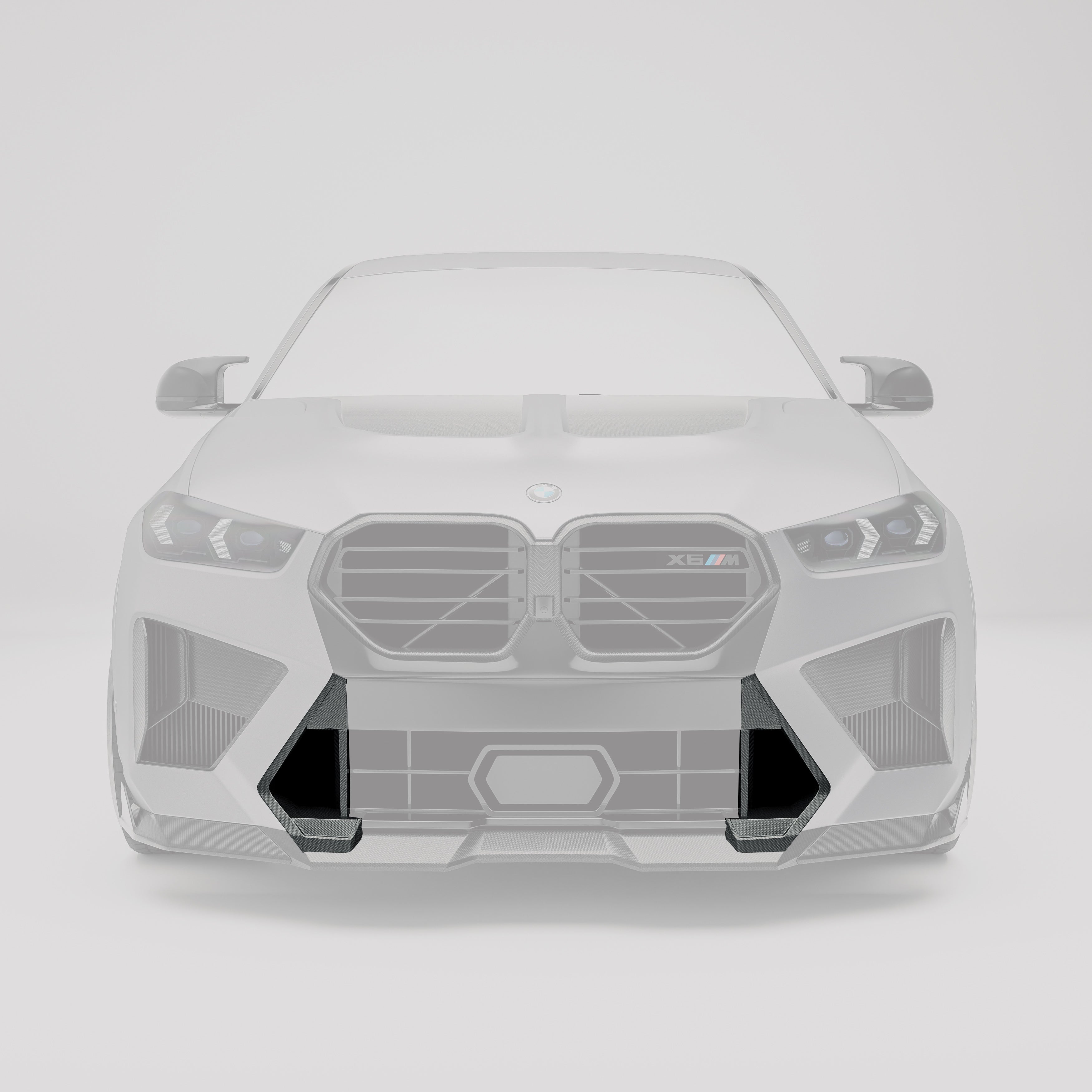 BMW X6M F96 LCI Carbon Fiber Front Vents - Revozport