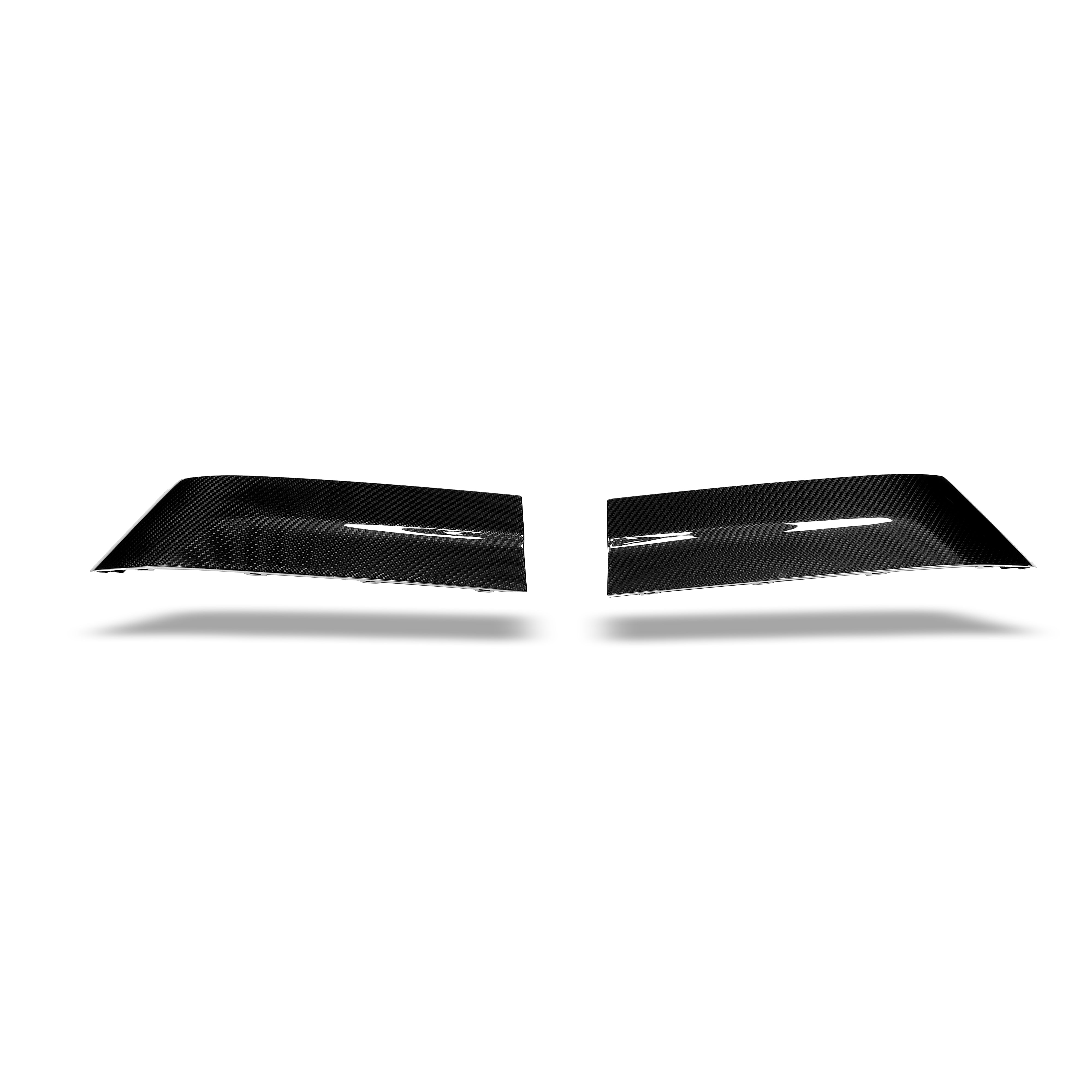 BMW X6M F96 LCI Carbon Fiber Rear Bumper Splitter - Revozport
