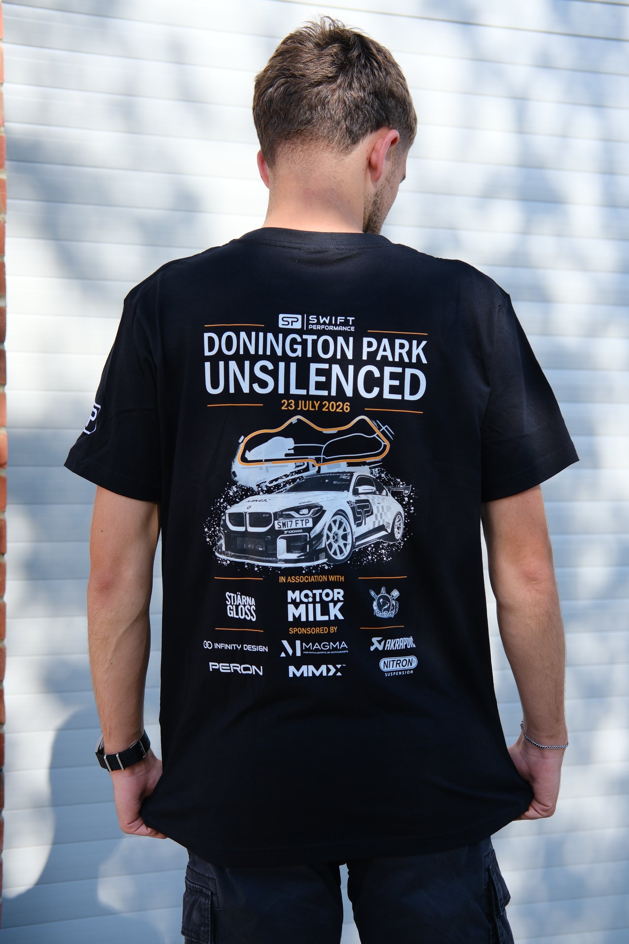 SWIFT PERFORMANCE X RATDOG TRACK DAY - DONINGTON PARK UNSILENCED 23/07/2026 EVENT T-SHIRT