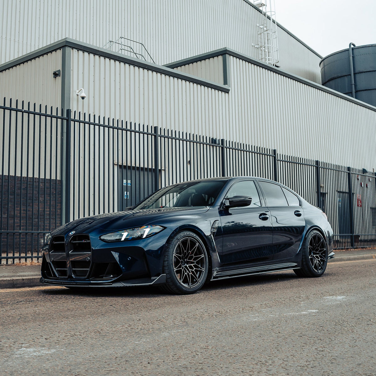 MHC+ BMW G80/G81 M3 & G82/G83 M4 Pre Preg Carbon Fibre CS Style Front Splitter