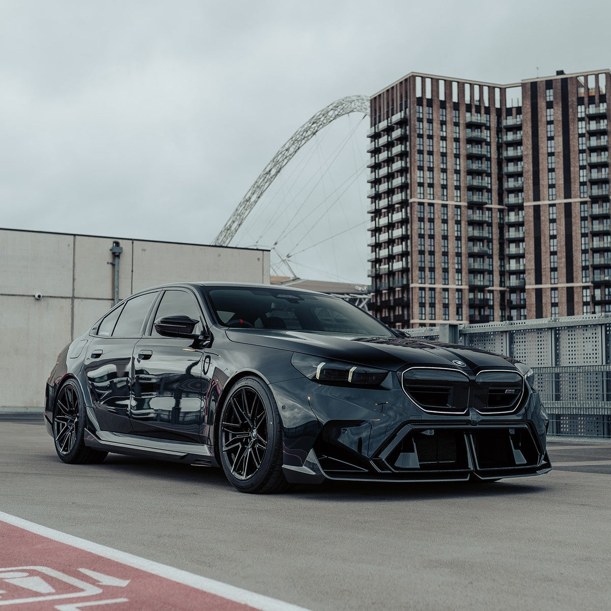 MHC+ BMW G90 & G99 M5 Pre Preg Carbon Fibre Performance Style Front Splitter