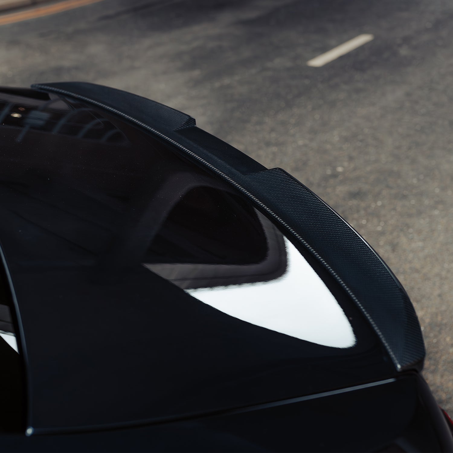 MHC+ BMW G90 M5 Pre Preg Carbon Fibre Performance Style Rear Spoiler