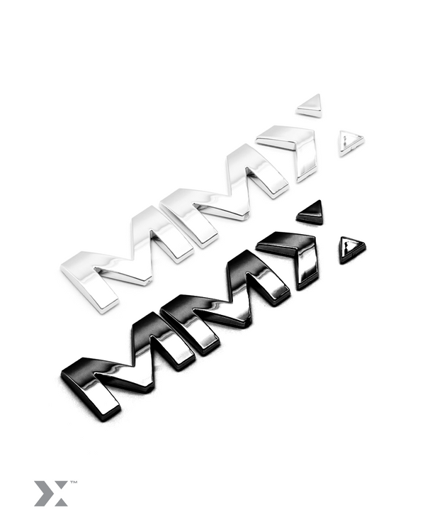 MMX MMR Badge Chrome