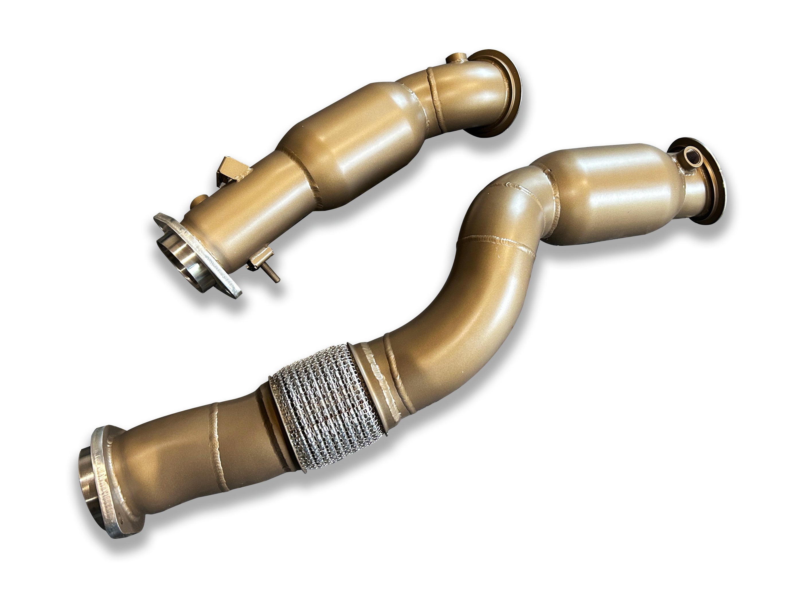 SLN S58 Ceramic-Coated Sports Cat Downpipes – BMW G87 M2 RWD Only, G80/G81 M3, G82/G83 M4 & F97 X3M/F98 X4M LCI