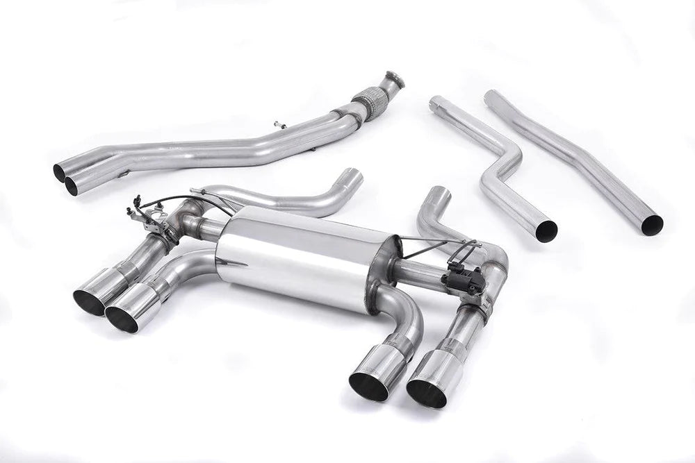 BMW M2 F87 CAT BACK EXHAUST SYSTEM BY MILLTEK (2015-2018)
