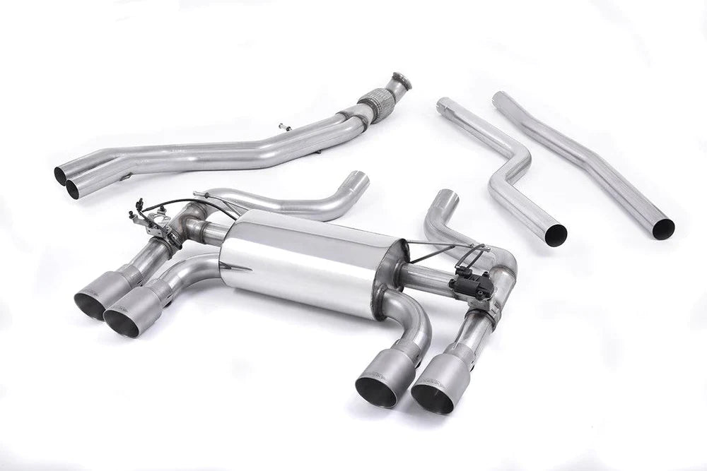 BMW M2 F87 CAT BACK EXHAUST SYSTEM BY MILLTEK (2015-2018)