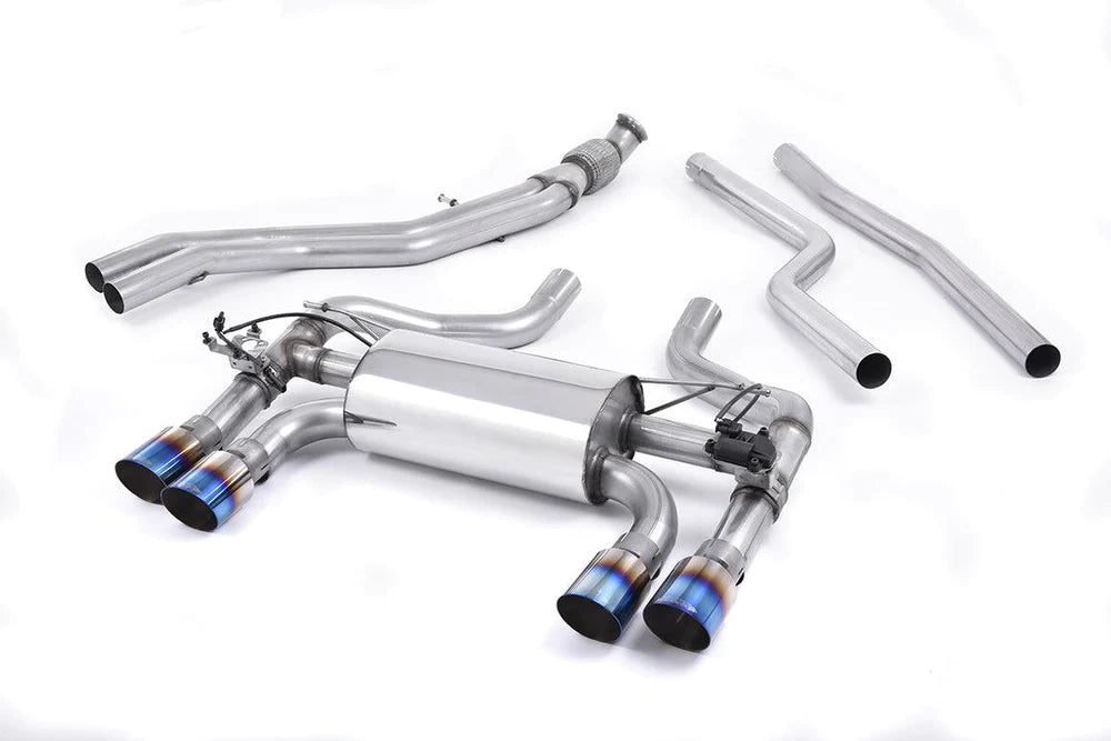 BMW M2 F87 CAT BACK EXHAUST SYSTEM BY MILLTEK (2015-2018)