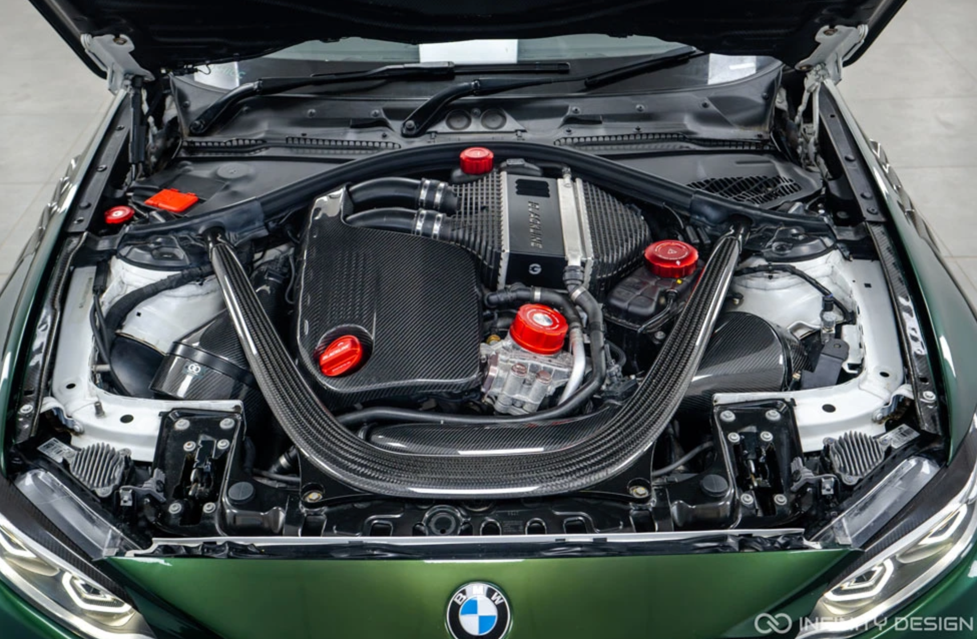 INFINITY DESIGN S55 CARBON INTAKE FOR BMW F87 M2 COMPETITION, F80 M3 & F82 M4