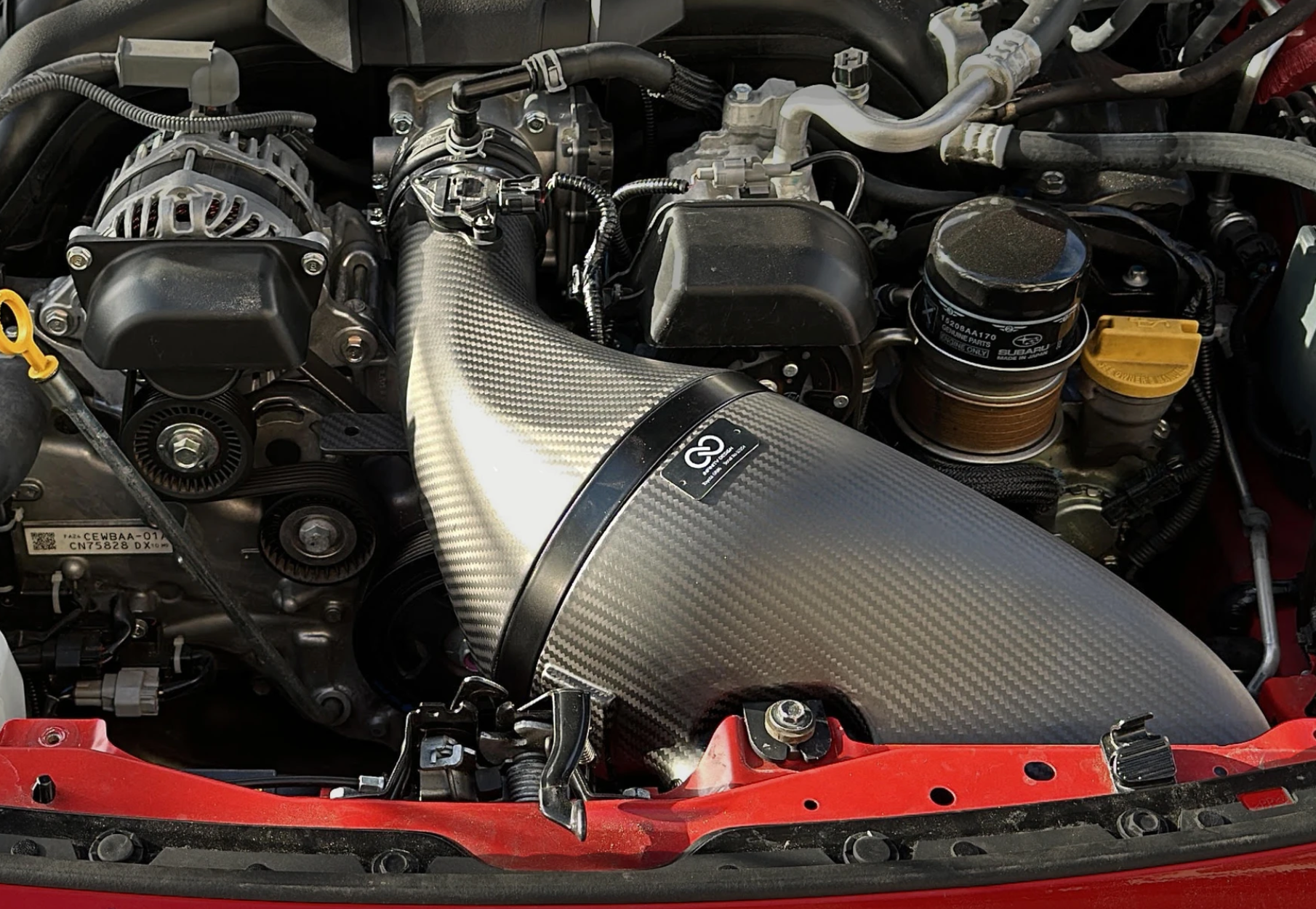 INFINITY DESIGN CARBON INTAKE SYSTEM FOR TOYOTA GR86 2.4-D
