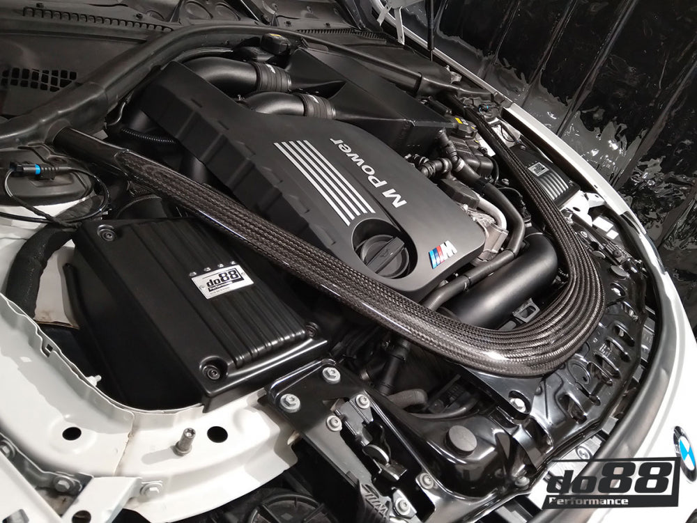 BMW F8X M2C M3 M4 S55 DO88 PERFORMANCE PRESSURE PIPES TURBO TO INTERCOOLER CHARGE PIPES