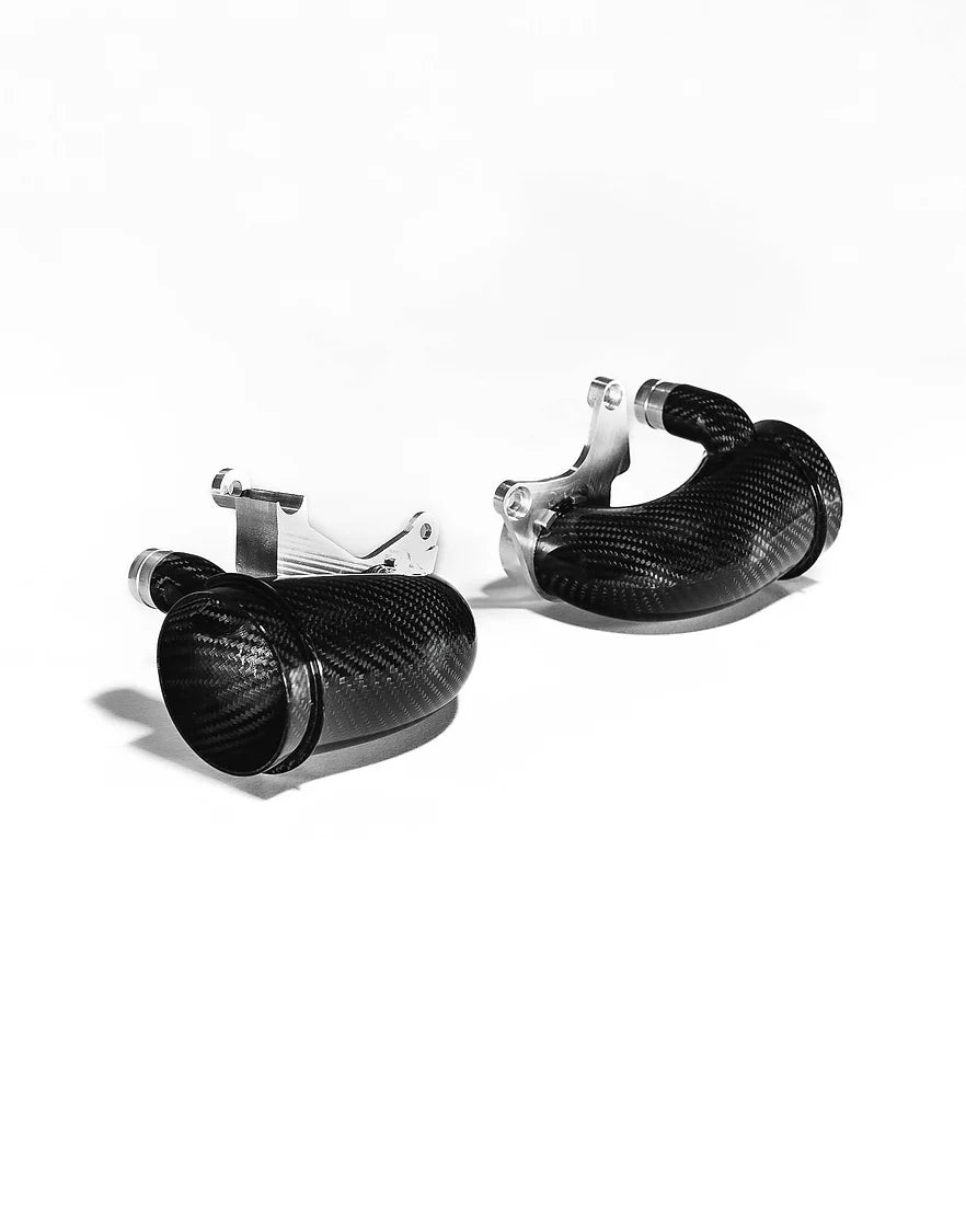 INFINITY DESIGN S63 BMW F10 M5 & FX M6 CARBON TURBO INLETS
