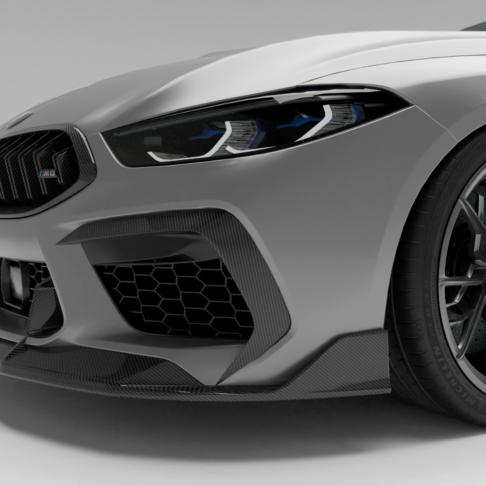 BMW M8 F91 F92 F93 Carbon Fiber Canards