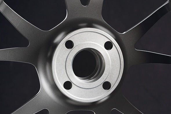 TWS T66-F rear hub mounting face and back-spring machining detail