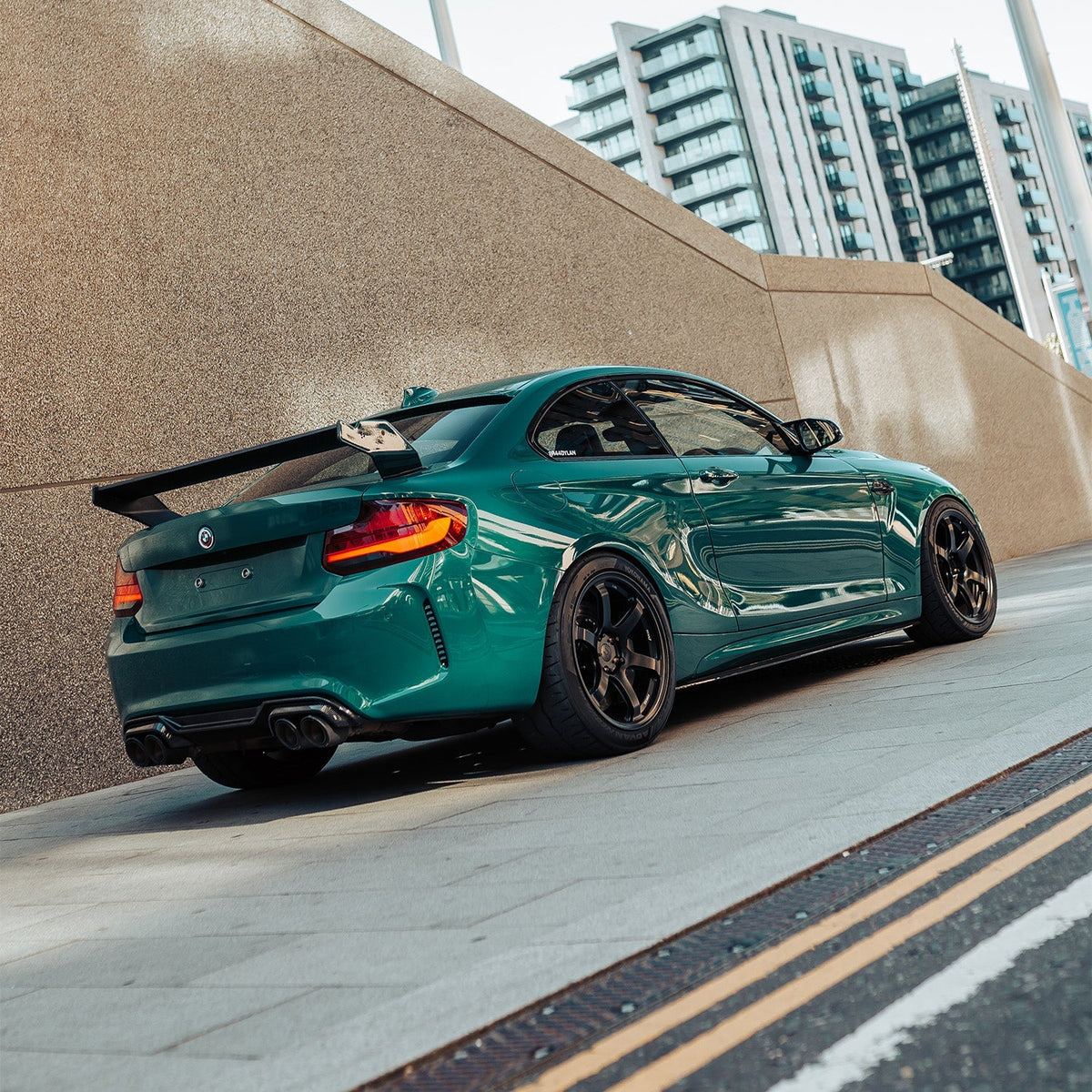 MHC+ BMW F87 M2 & M2 Competition GTX Rear Diffuser In Pre Preg Carbon Fibre