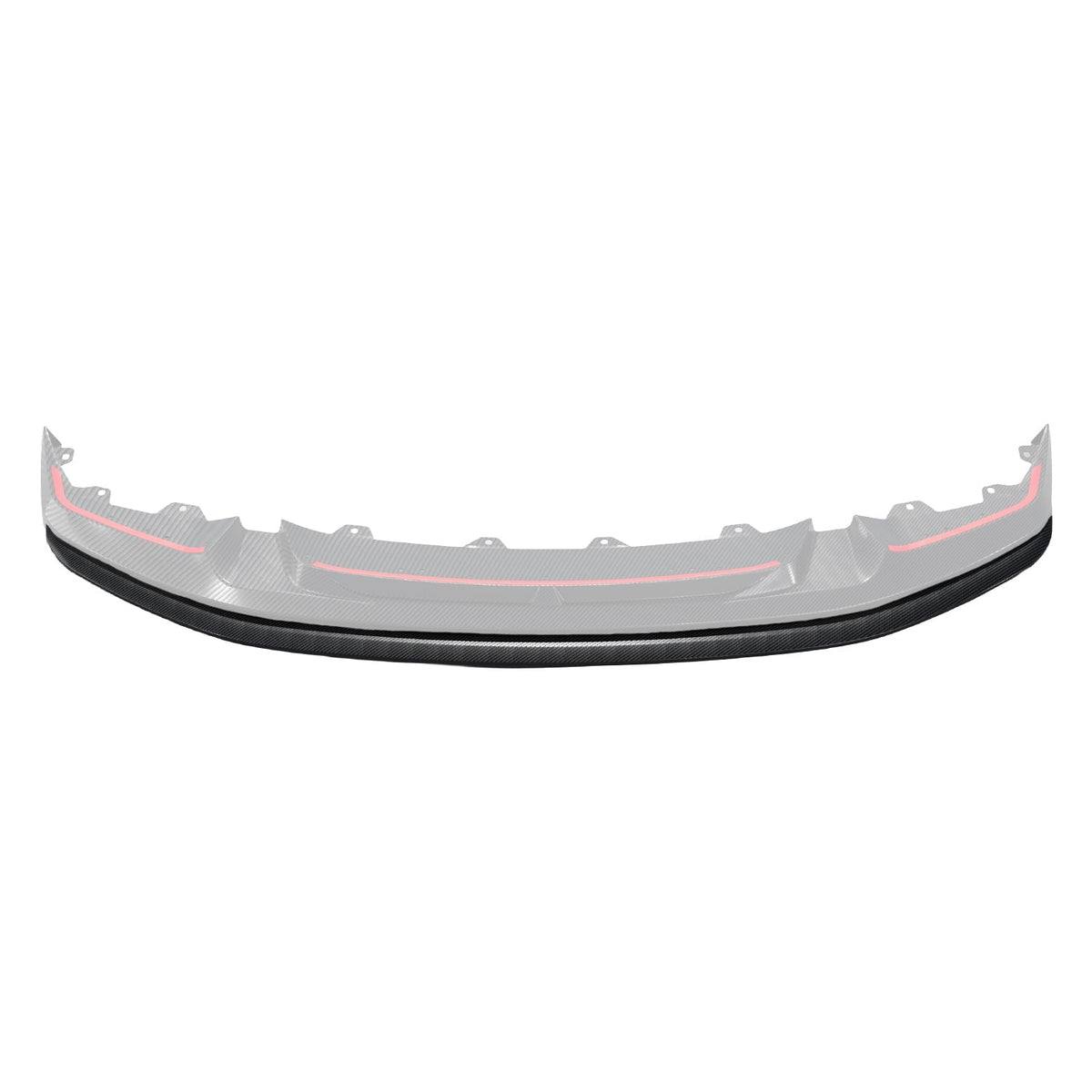 MHC+ BMW F87 M2 & M2 Competition GTX Adjustable Front Aero Add On In Pre Preg Carbon Fibre