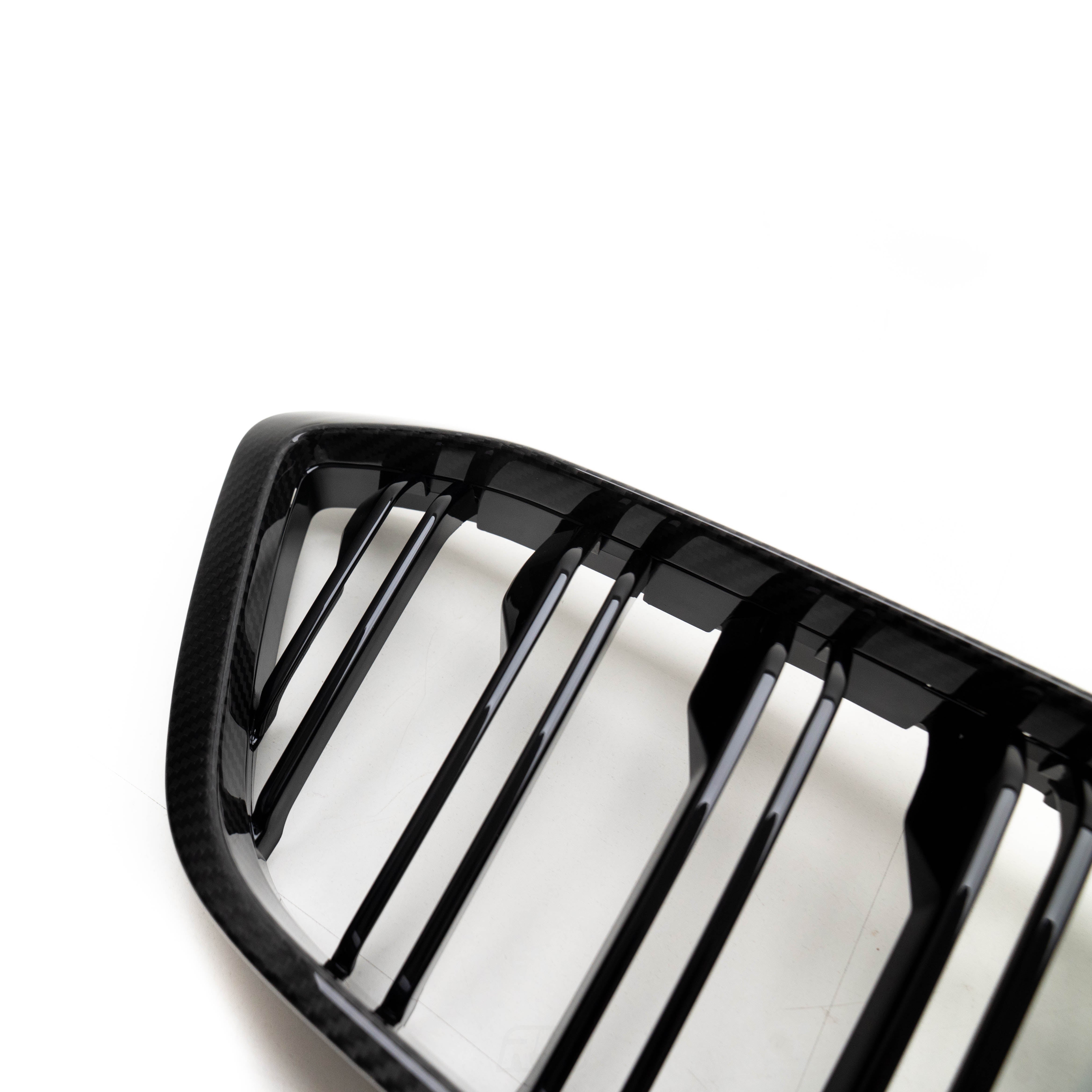 MHC+ BMW F87 M2 Competition Pre Preg Carbon Fibre & Gloss Black Premium Front Grille