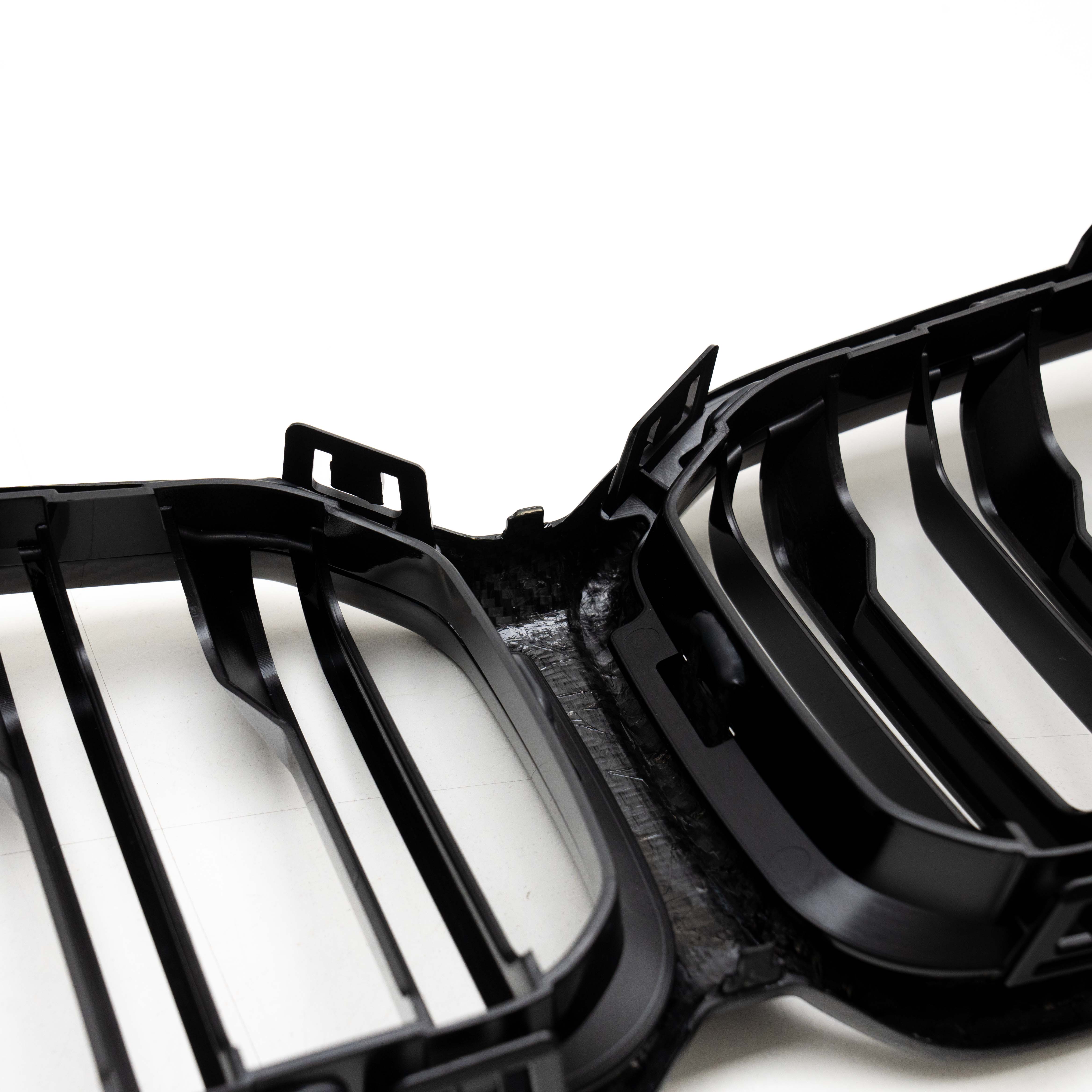 MHC+ BMW F87 M2 Competition Pre Preg Carbon Fibre & Gloss Black Premium Front Grille